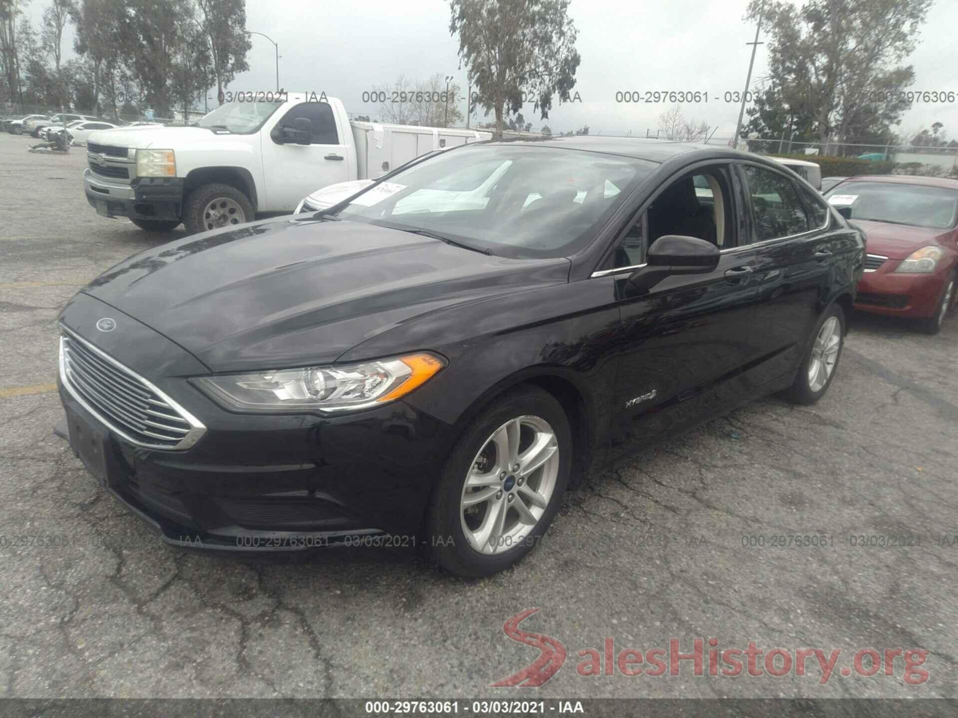 3FA6P0LU9JR116261 2018 FORD FUSION HYBRID