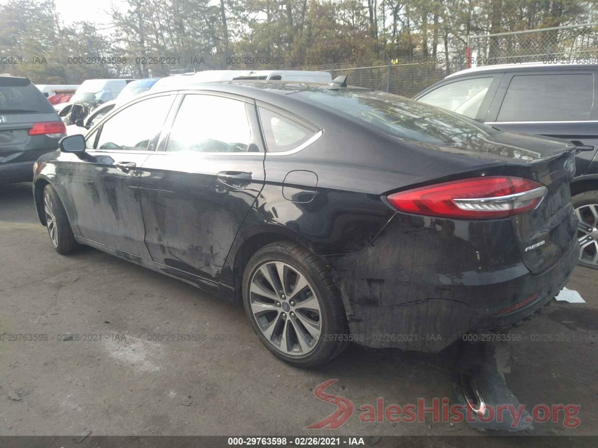 3FA6P0T93KR260255 2019 FORD FUSION