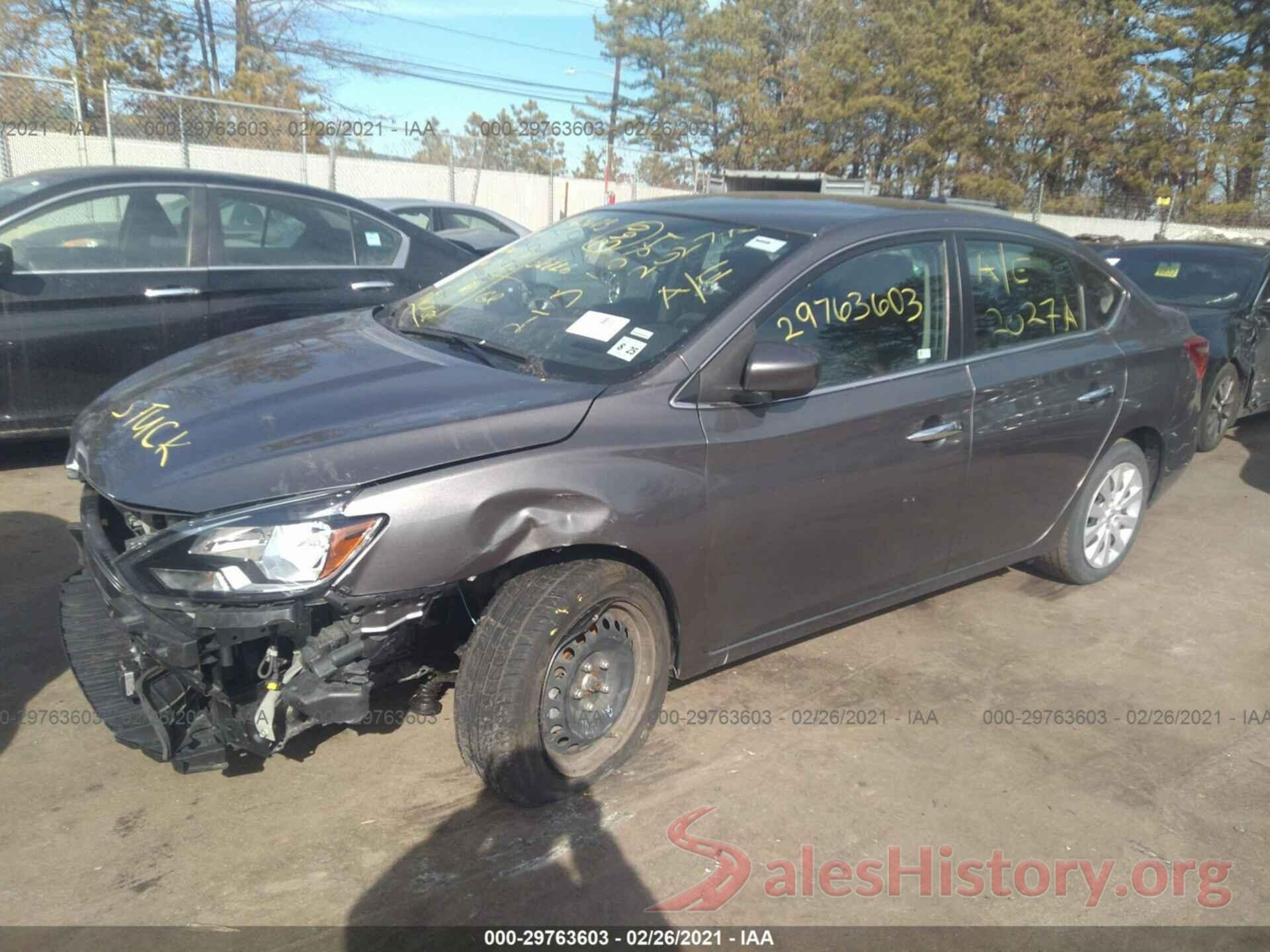 3N1AB7AP9KY240808 2019 NISSAN SENTRA