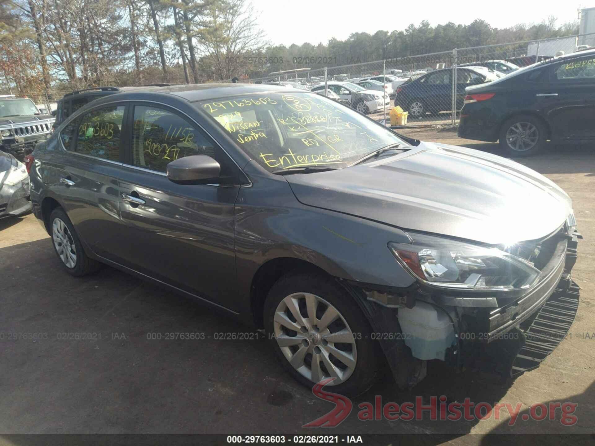 3N1AB7AP9KY240808 2019 NISSAN SENTRA