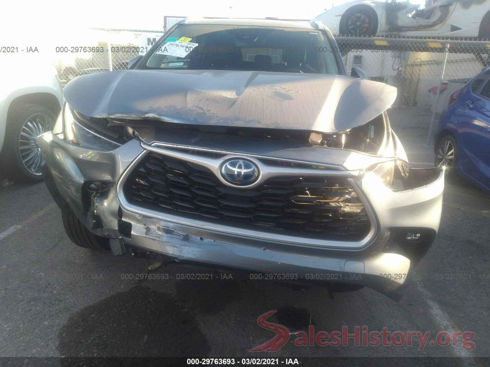 5TDHBRCH8MS026769 2021 TOYOTA HIGHLANDER