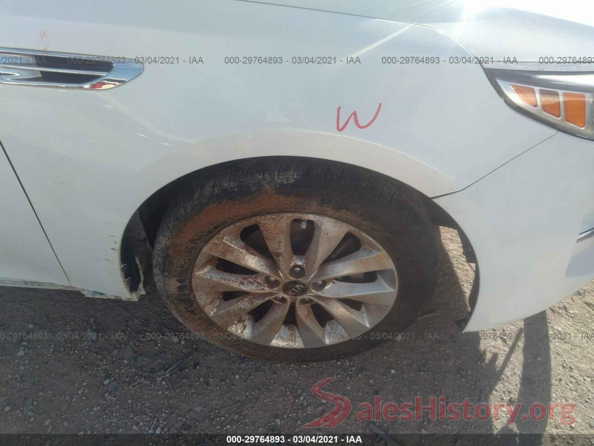 5XXGT4L36GG002346 2016 KIA OPTIMA