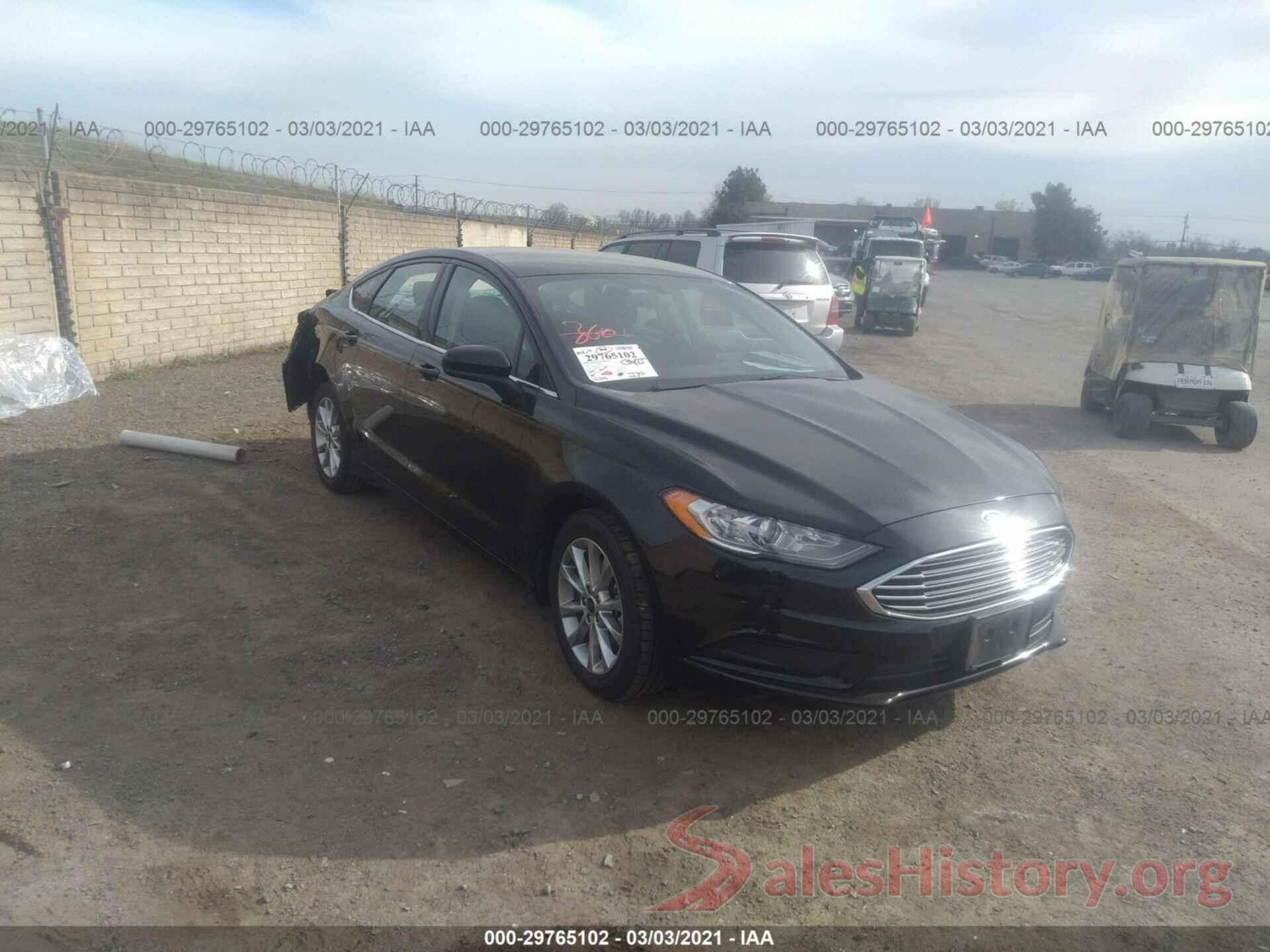 3FA6P0HD0HR373716 2017 FORD FUSION