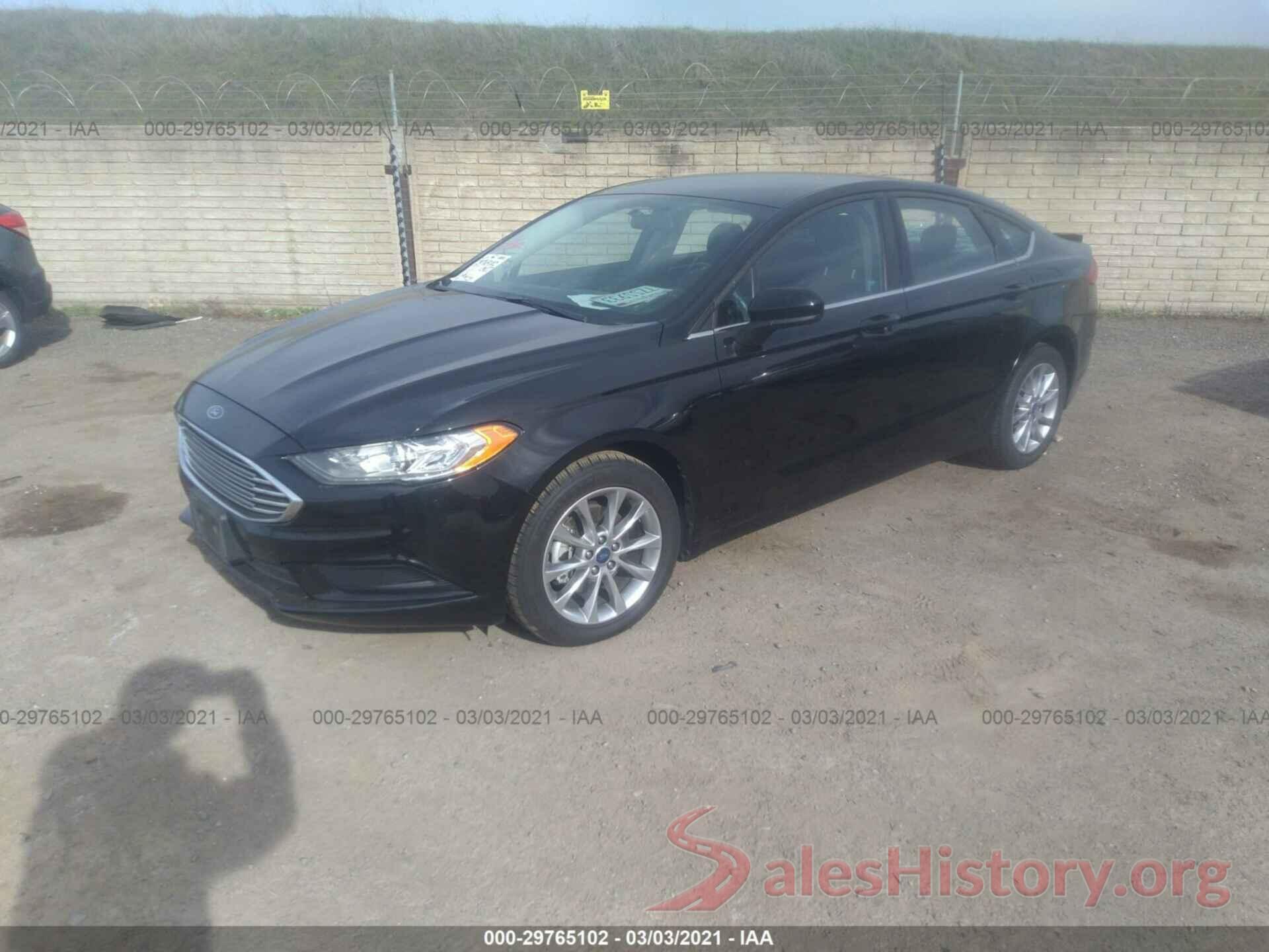 3FA6P0HD0HR373716 2017 FORD FUSION