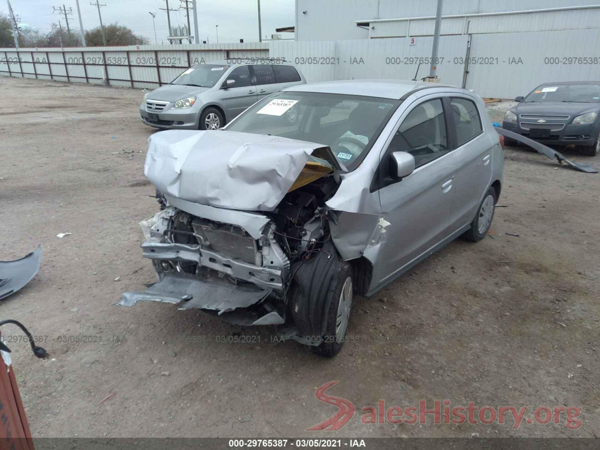 ML32A3HJ1JH009736 2018 MITSUBISHI MIRAGE