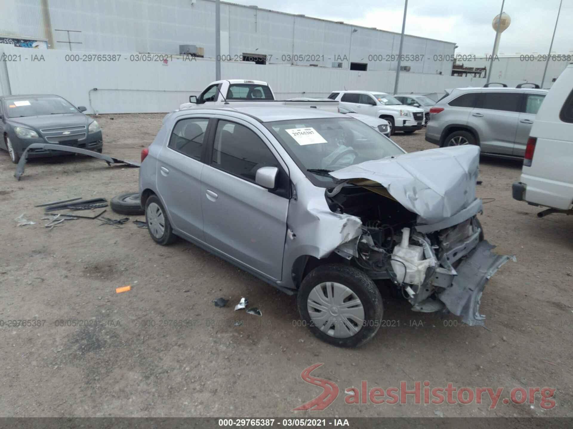 ML32A3HJ1JH009736 2018 MITSUBISHI MIRAGE