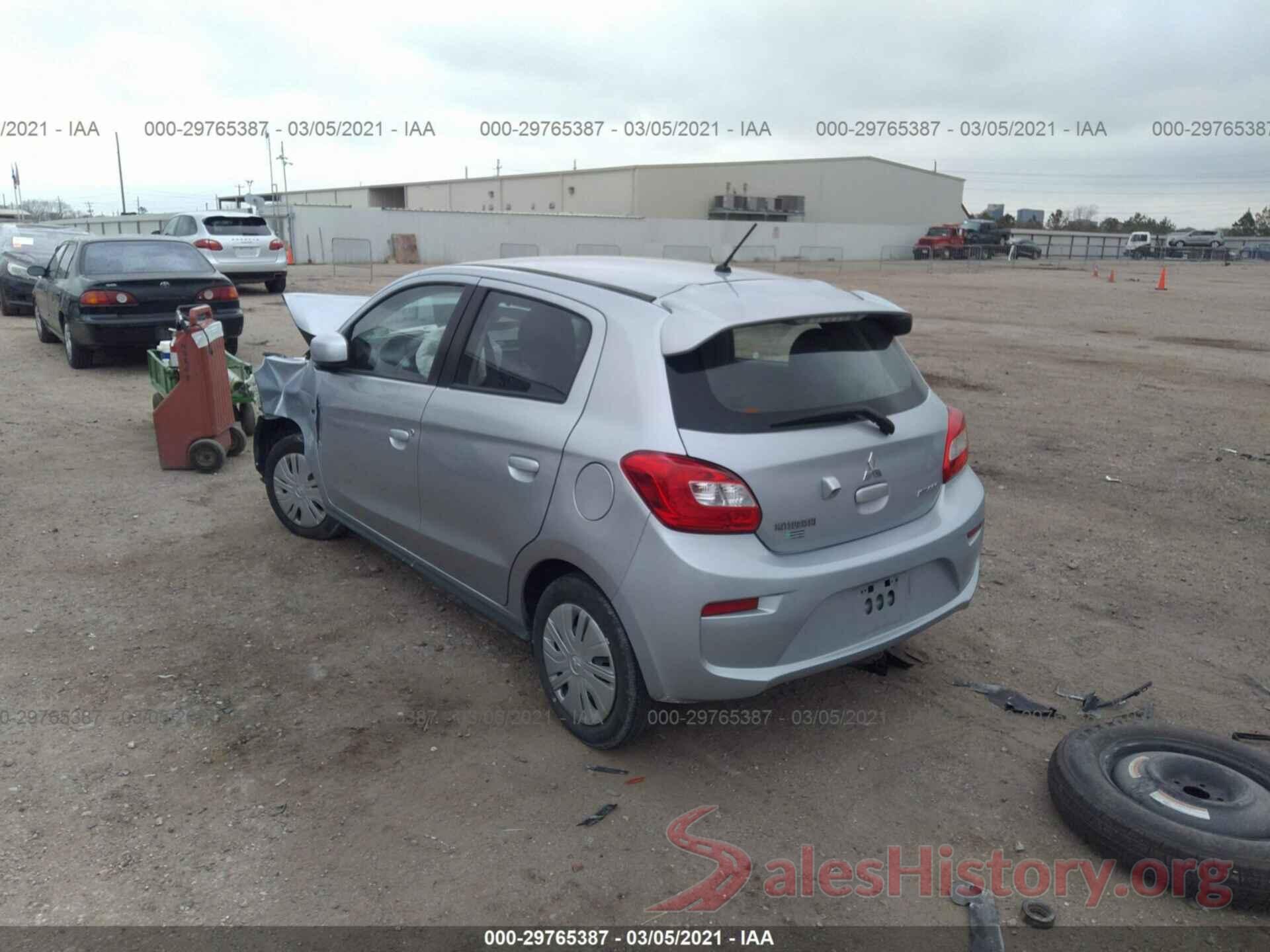 ML32A3HJ1JH009736 2018 MITSUBISHI MIRAGE