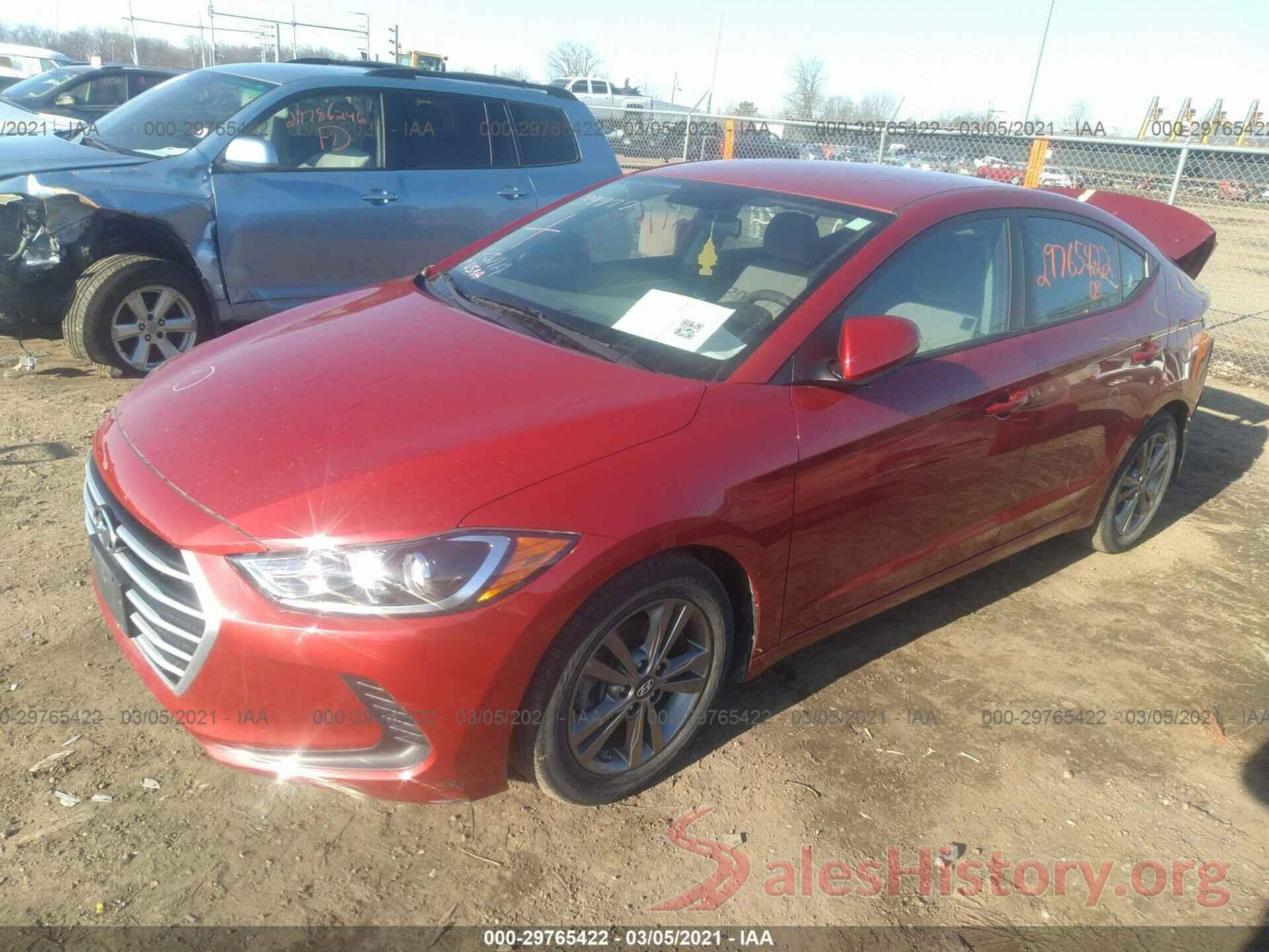 5NPD84LF0HH186686 2017 HYUNDAI ELANTRA