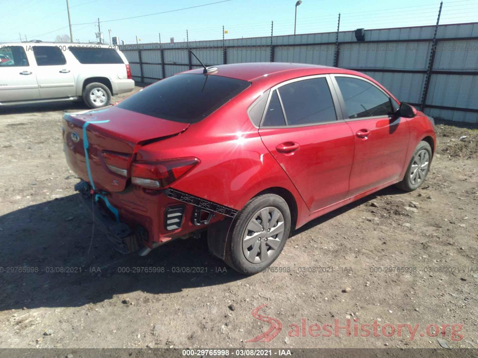 3KPA24AD8LE337714 2020 KIA RIO