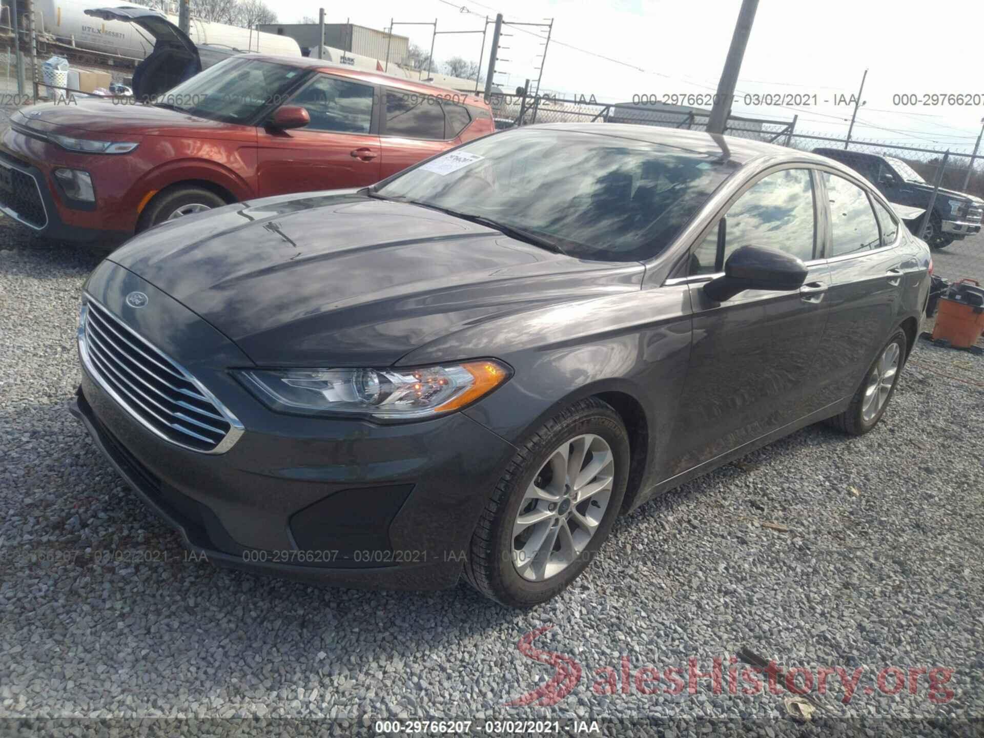 3FA6P0HD3LR160039 2020 FORD FUSION