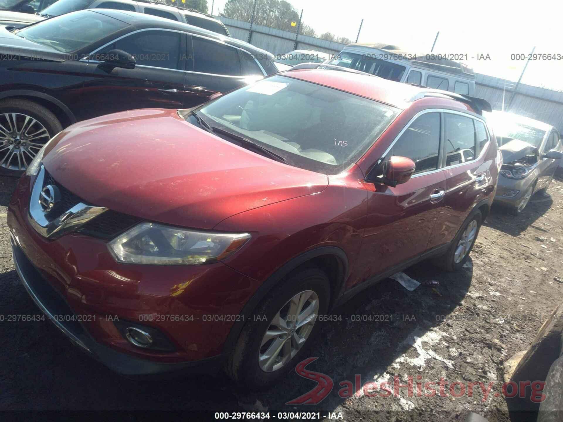 KNMAT2MTXGP612008 2016 NISSAN ROGUE