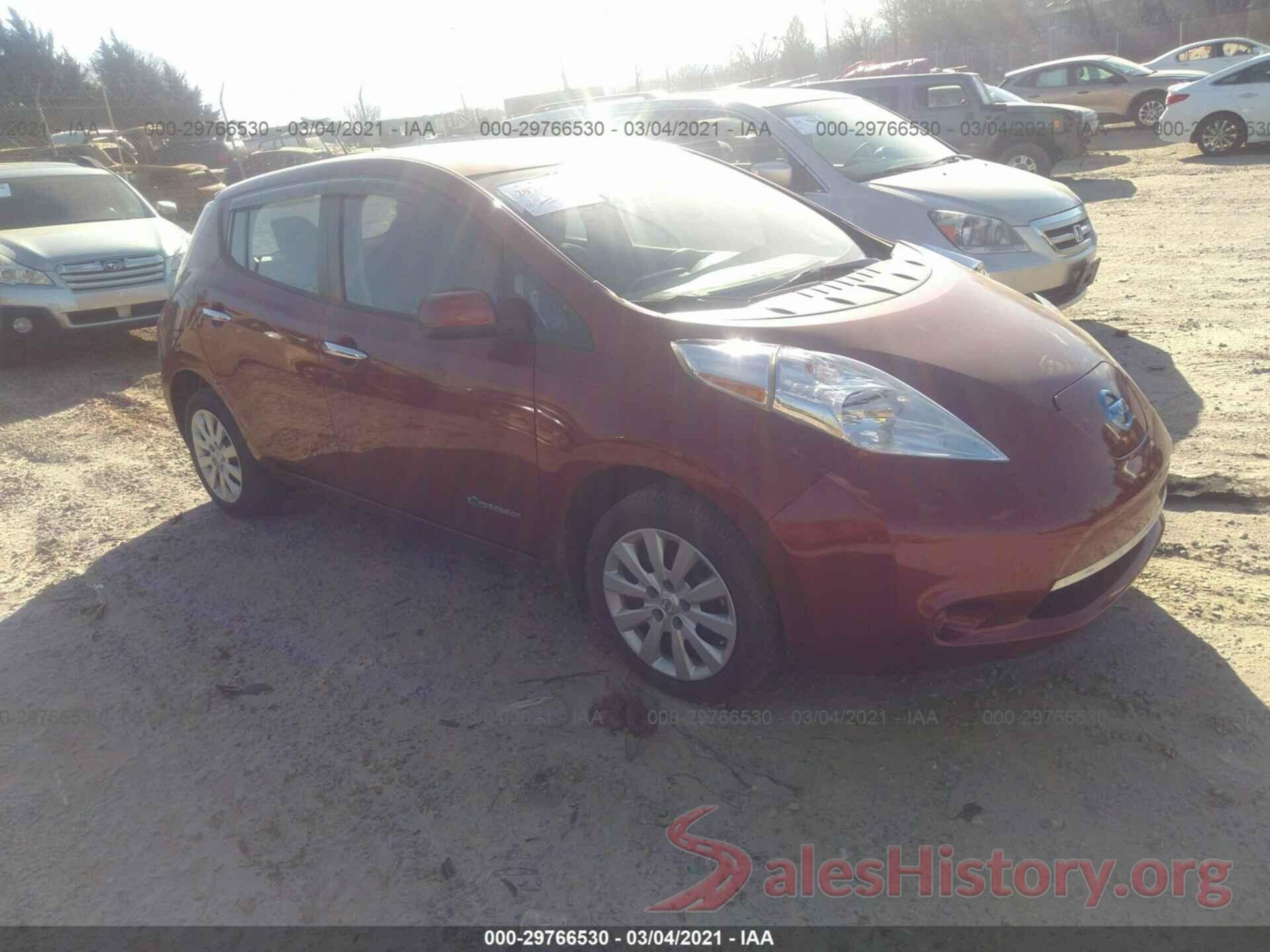 1N4AZ0CP3FC316007 2015 NISSAN LEAF