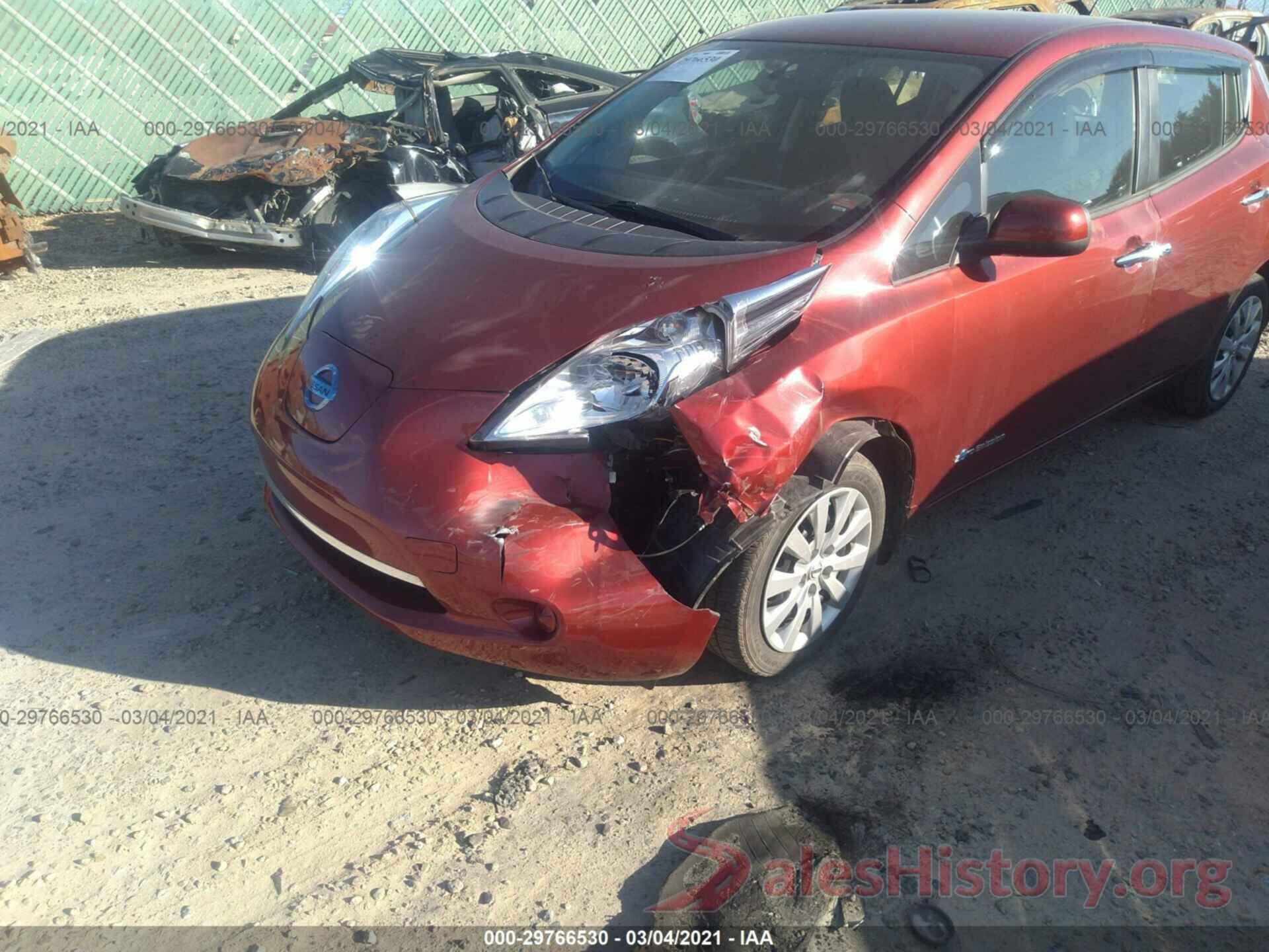 1N4AZ0CP3FC316007 2015 NISSAN LEAF