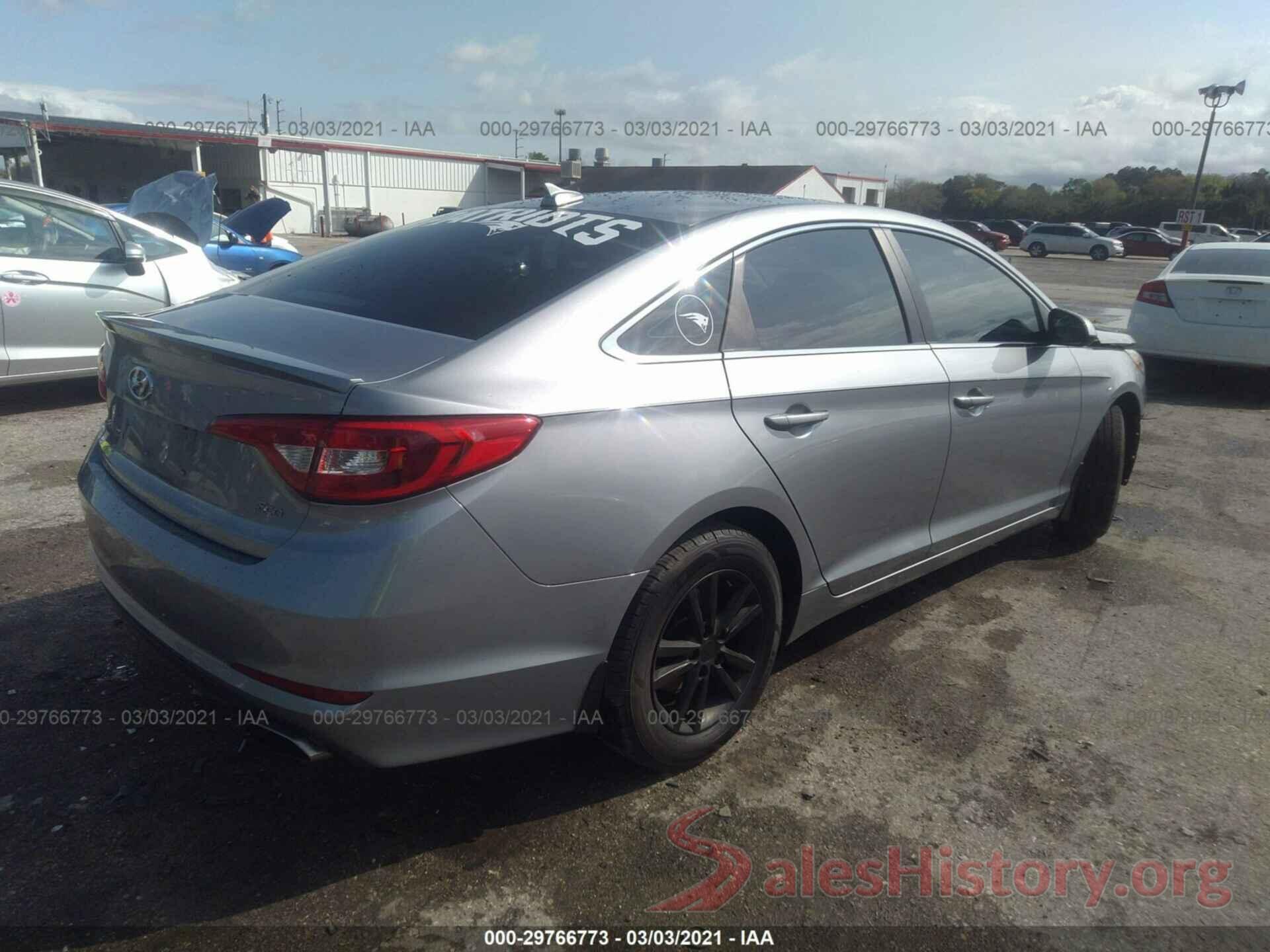 5NPE24AAXHH529341 2017 HYUNDAI SONATA