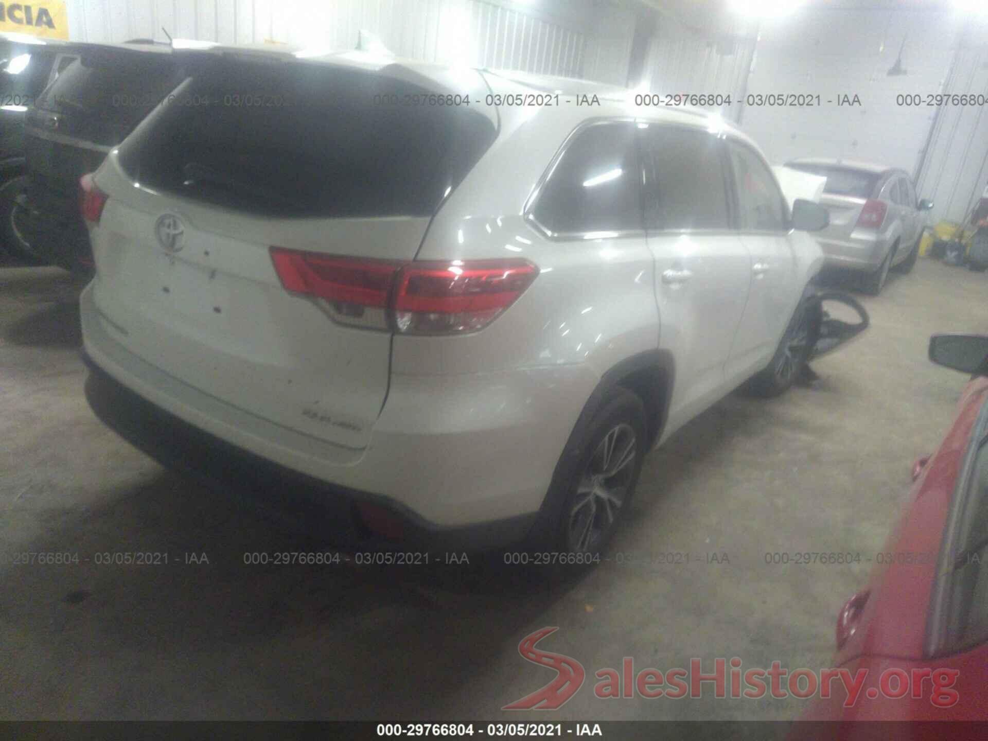 5TDJZRFH7HS510379 2017 TOYOTA HIGHLANDER