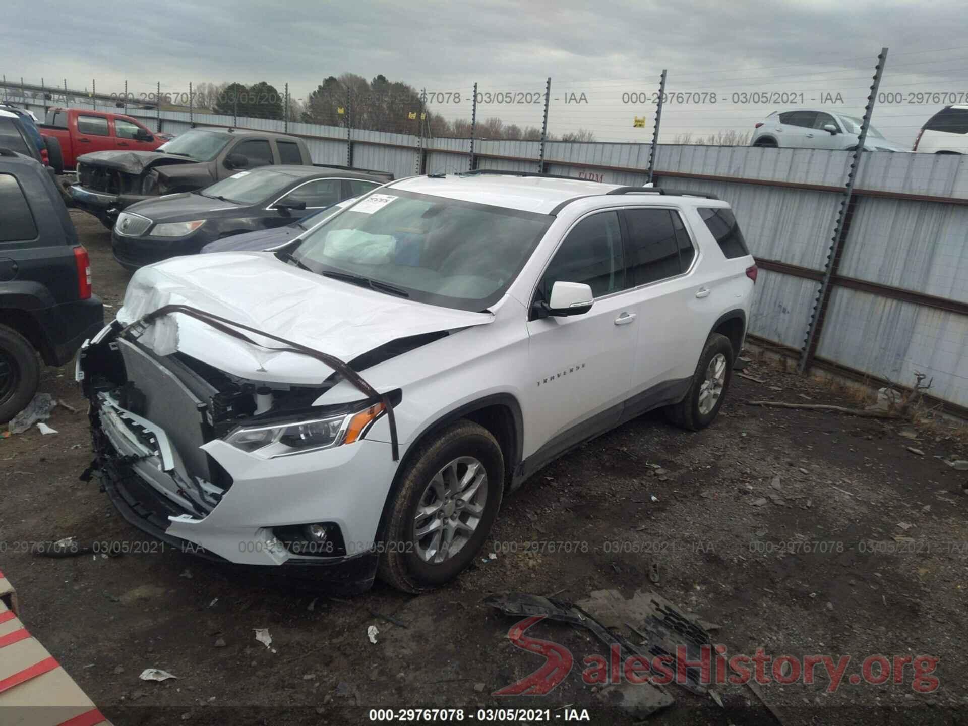 1GNERGKW0LJ316994 2020 CHEVROLET TRAVERSE