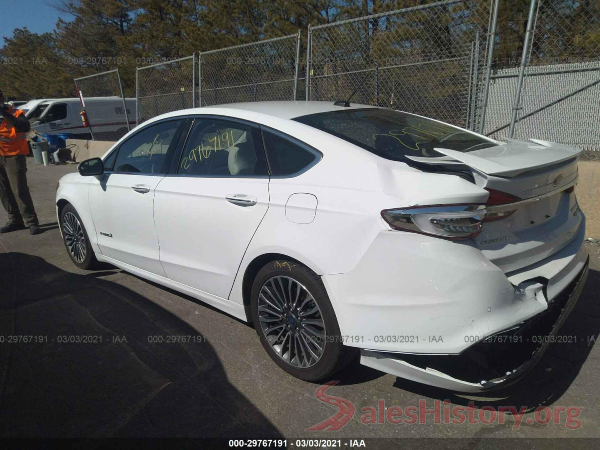 3FA6P0RU8JR219016 2018 FORD FUSION HYBRID