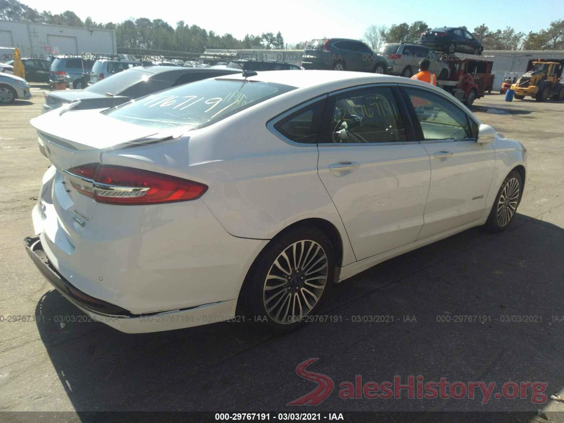 3FA6P0RU8JR219016 2018 FORD FUSION HYBRID