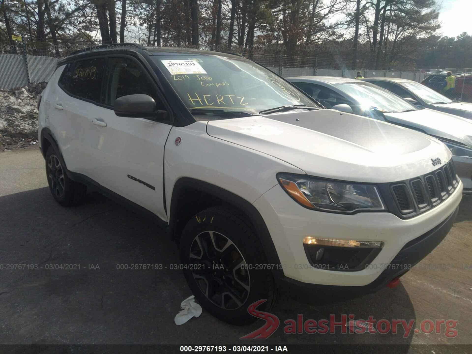 3C4NJDDB4KT739707 2019 JEEP COMPASS