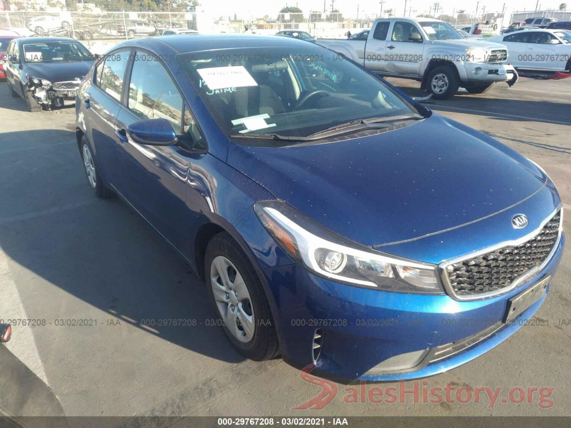 3KPFK4A70HE079289 2017 KIA FORTE