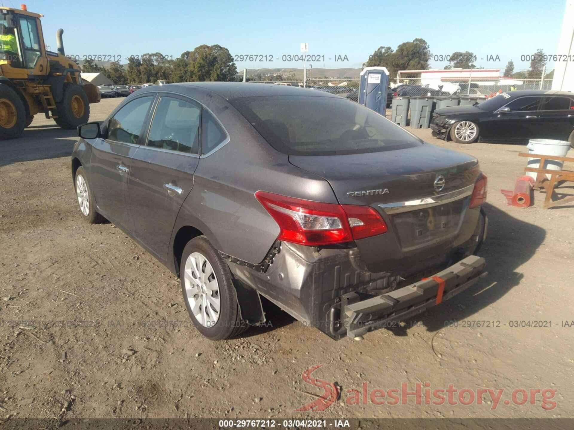 3N1AB7APXKY239974 2019 NISSAN SENTRA