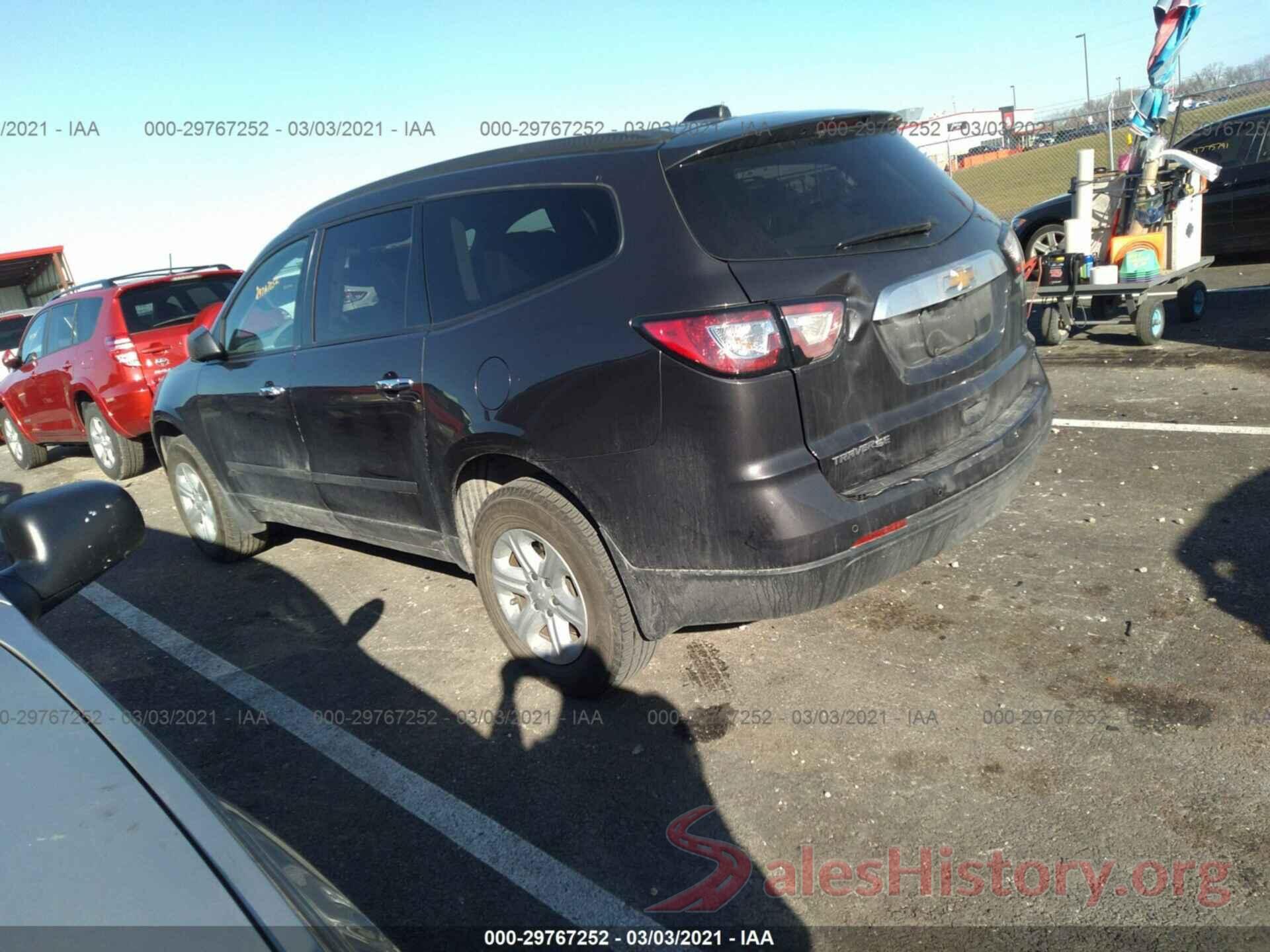 1GNKRFED7HJ203123 2017 CHEVROLET TRAVERSE