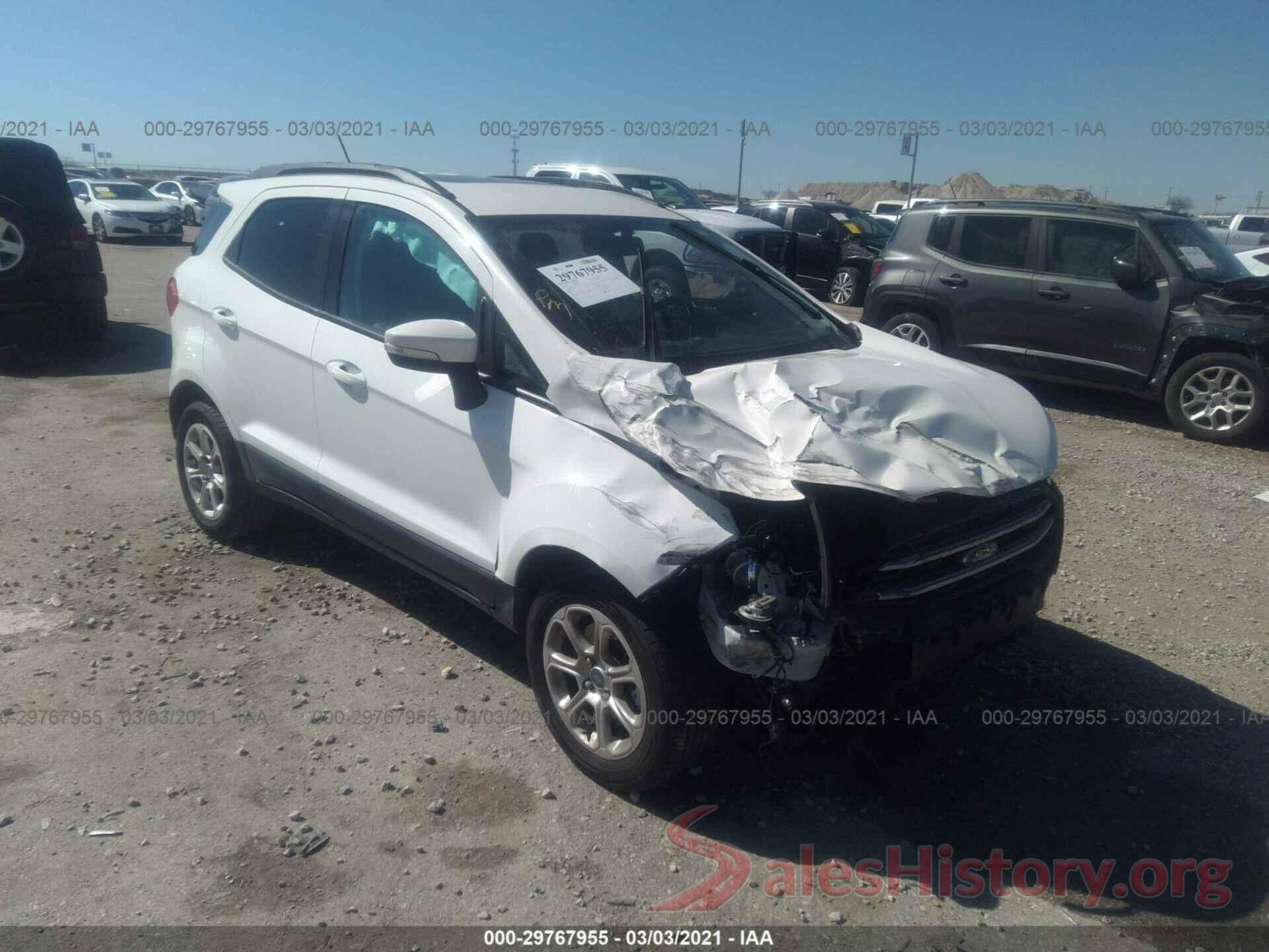 MAJ3P1TE1JC205046 2018 FORD ECOSPORT