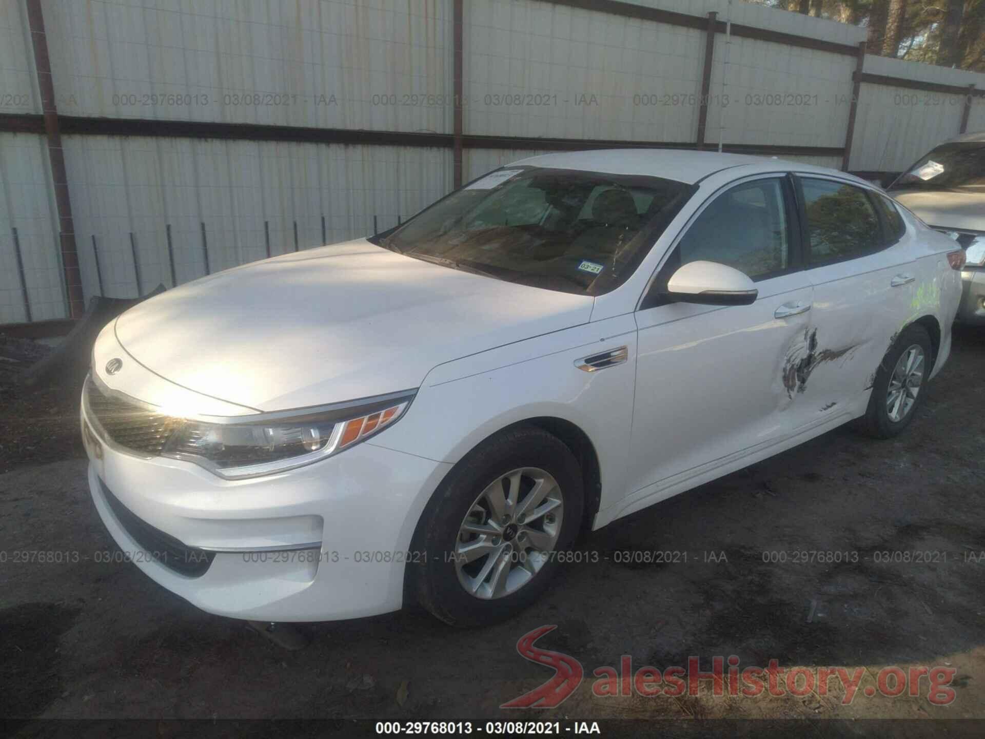 5XXGT4L30GG080394 2016 KIA OPTIMA