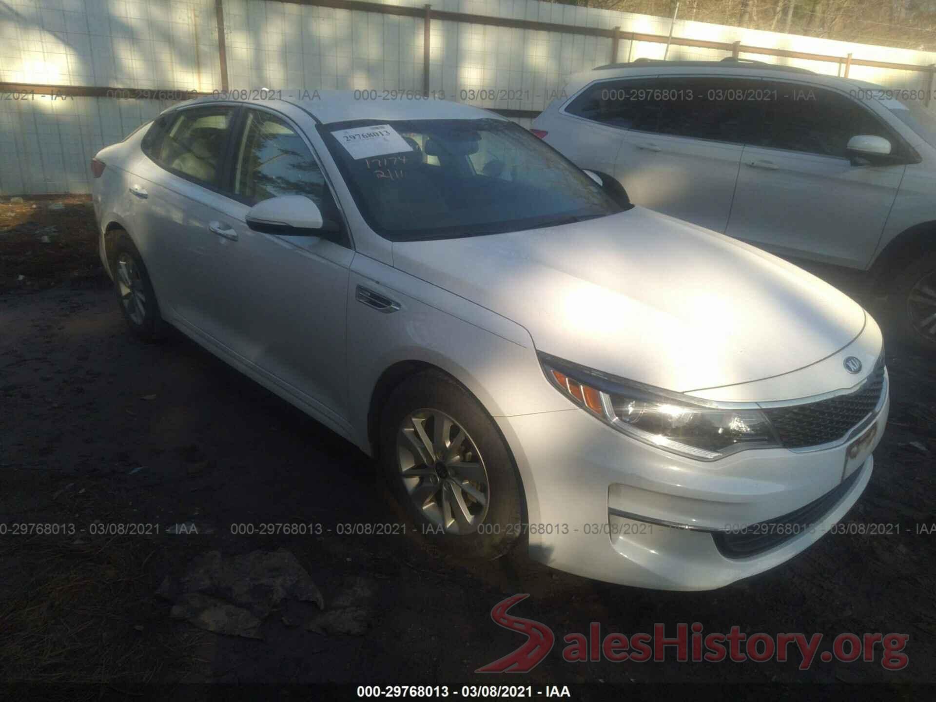 5XXGT4L30GG080394 2016 KIA OPTIMA