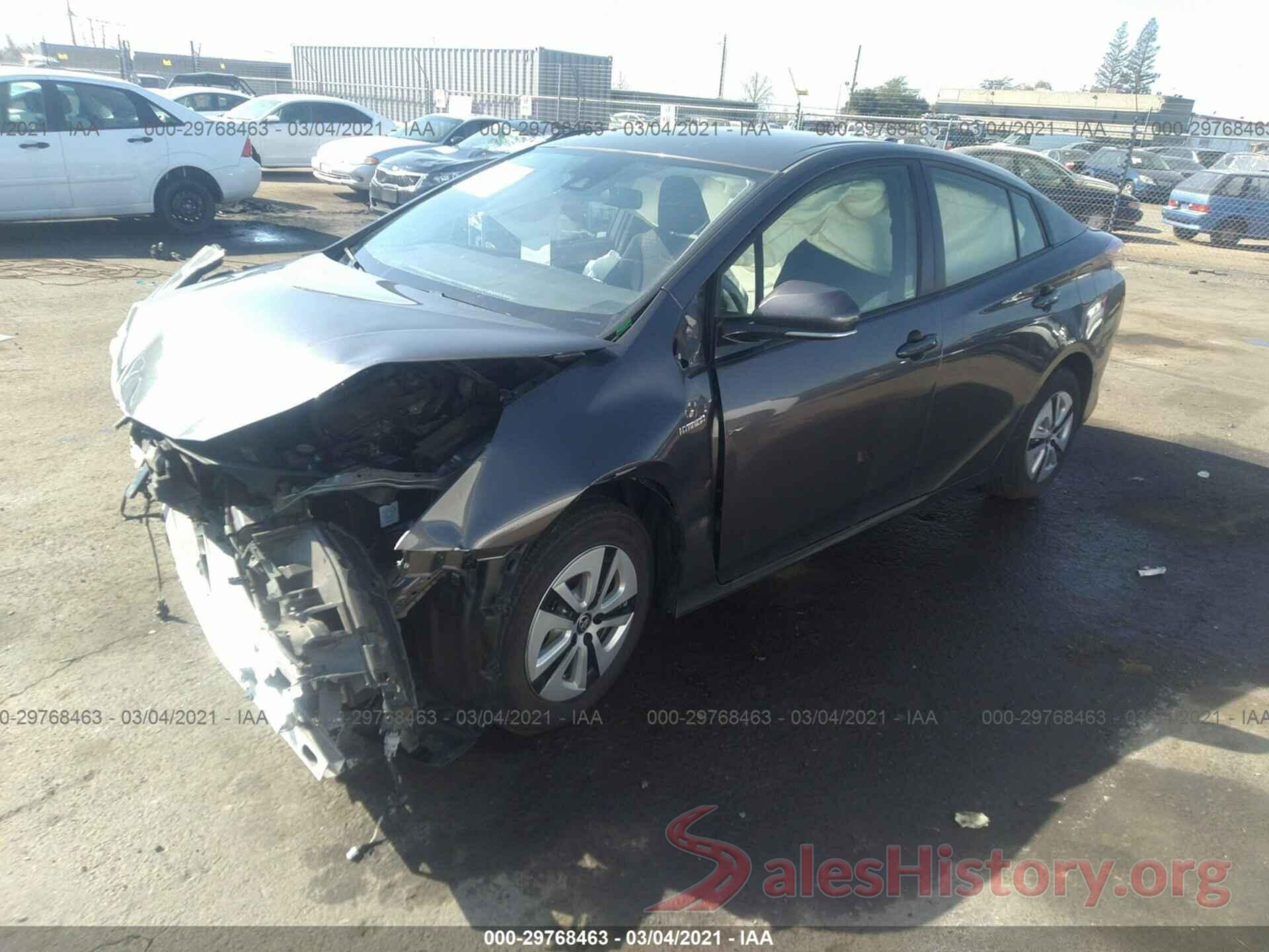 JTDKARFU9J3547496 2018 TOYOTA PRIUS