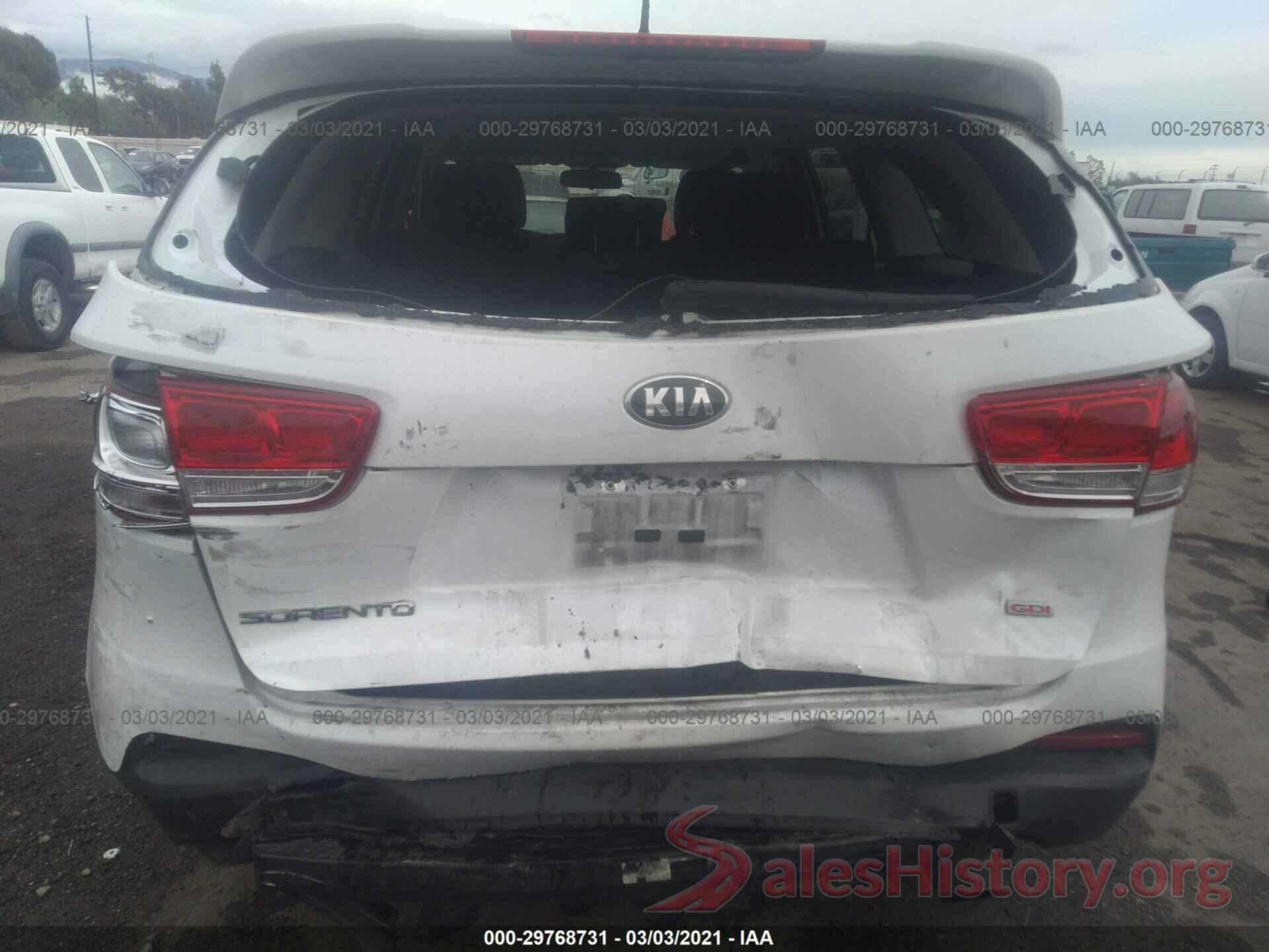 5XYPG4A36HG288574 2017 KIA SORENTO