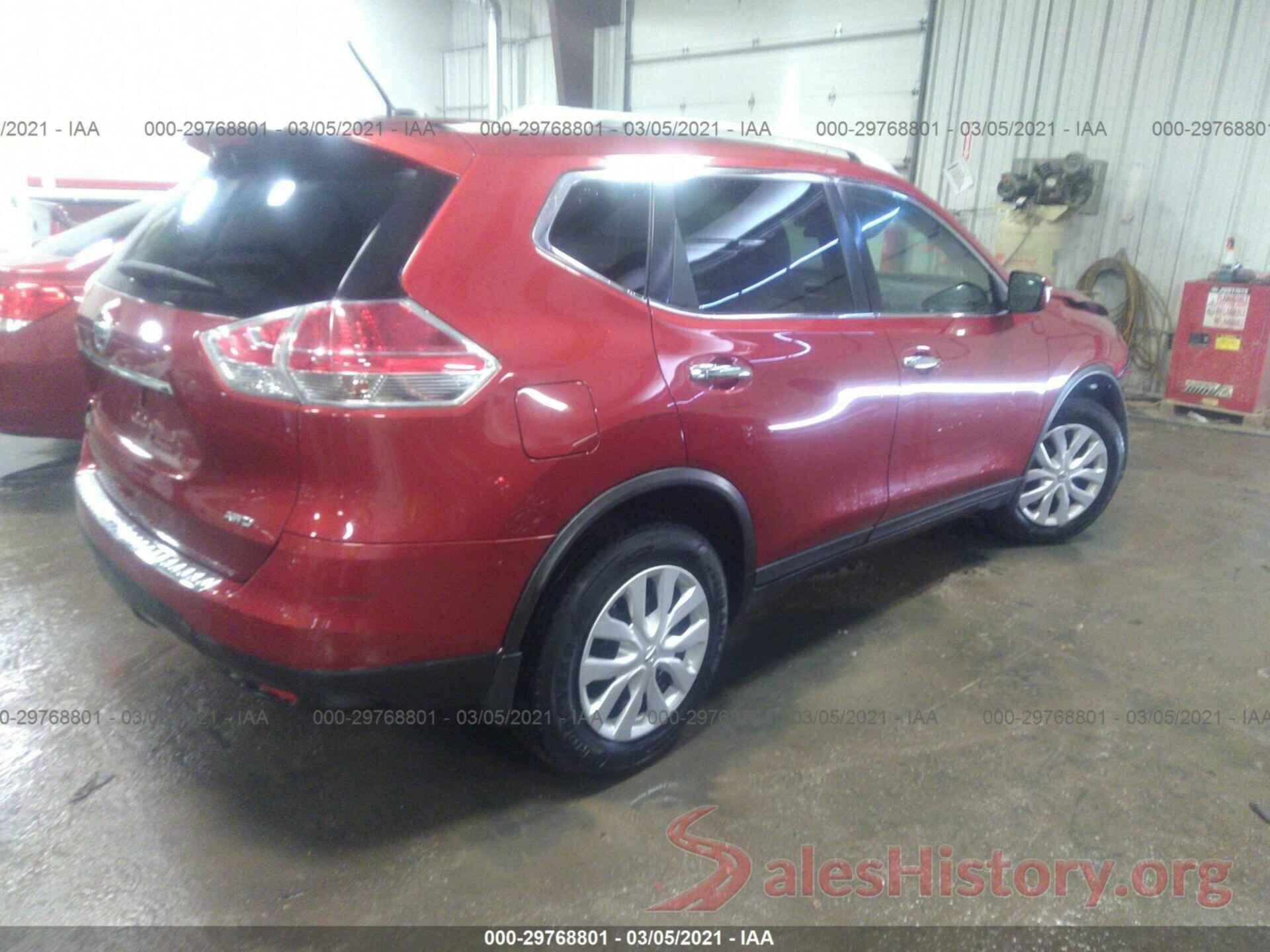 KNMAT2MV4GP672240 2016 NISSAN ROGUE