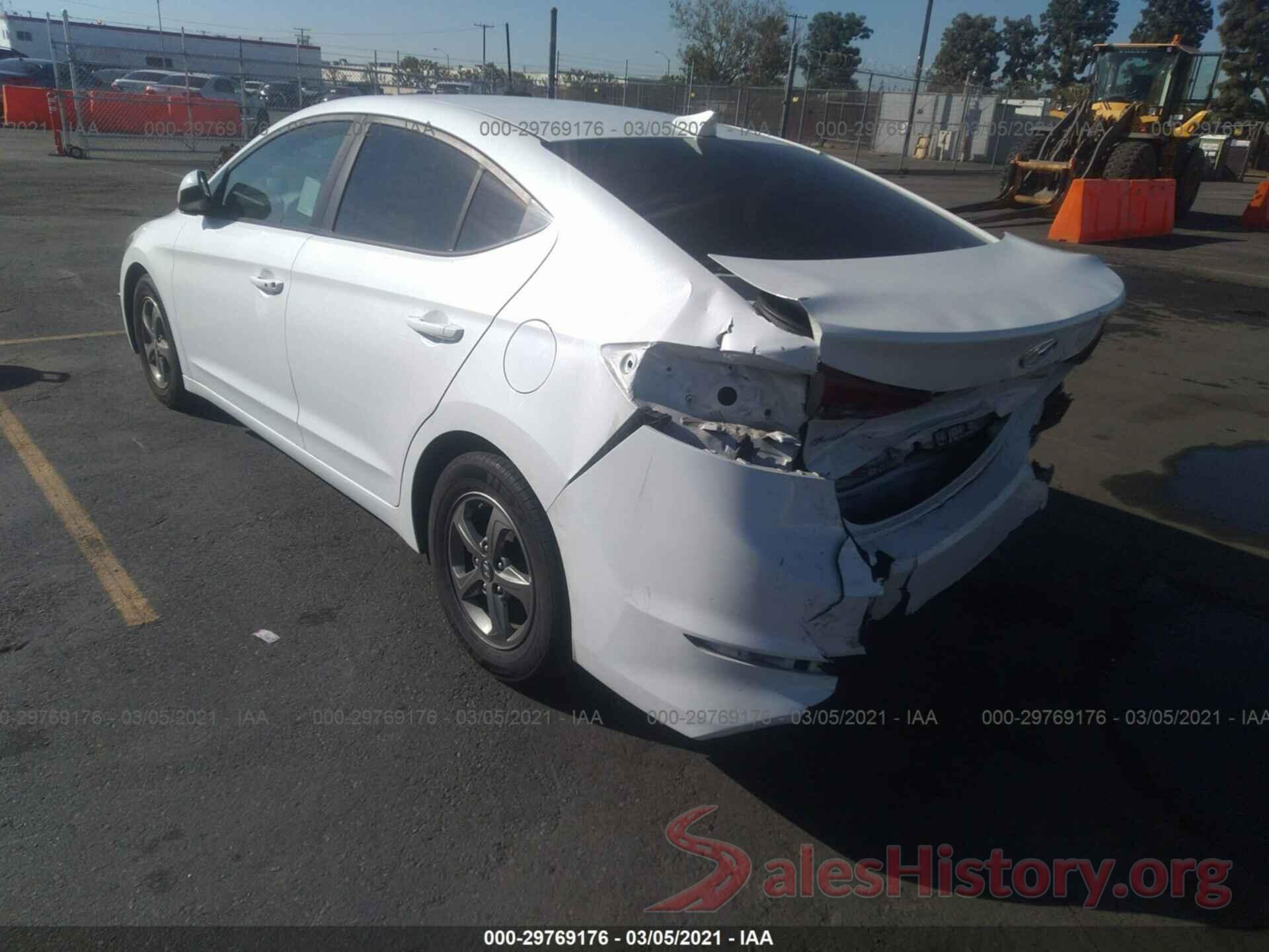 5NPD94LA3HH093257 2017 HYUNDAI ELANTRA