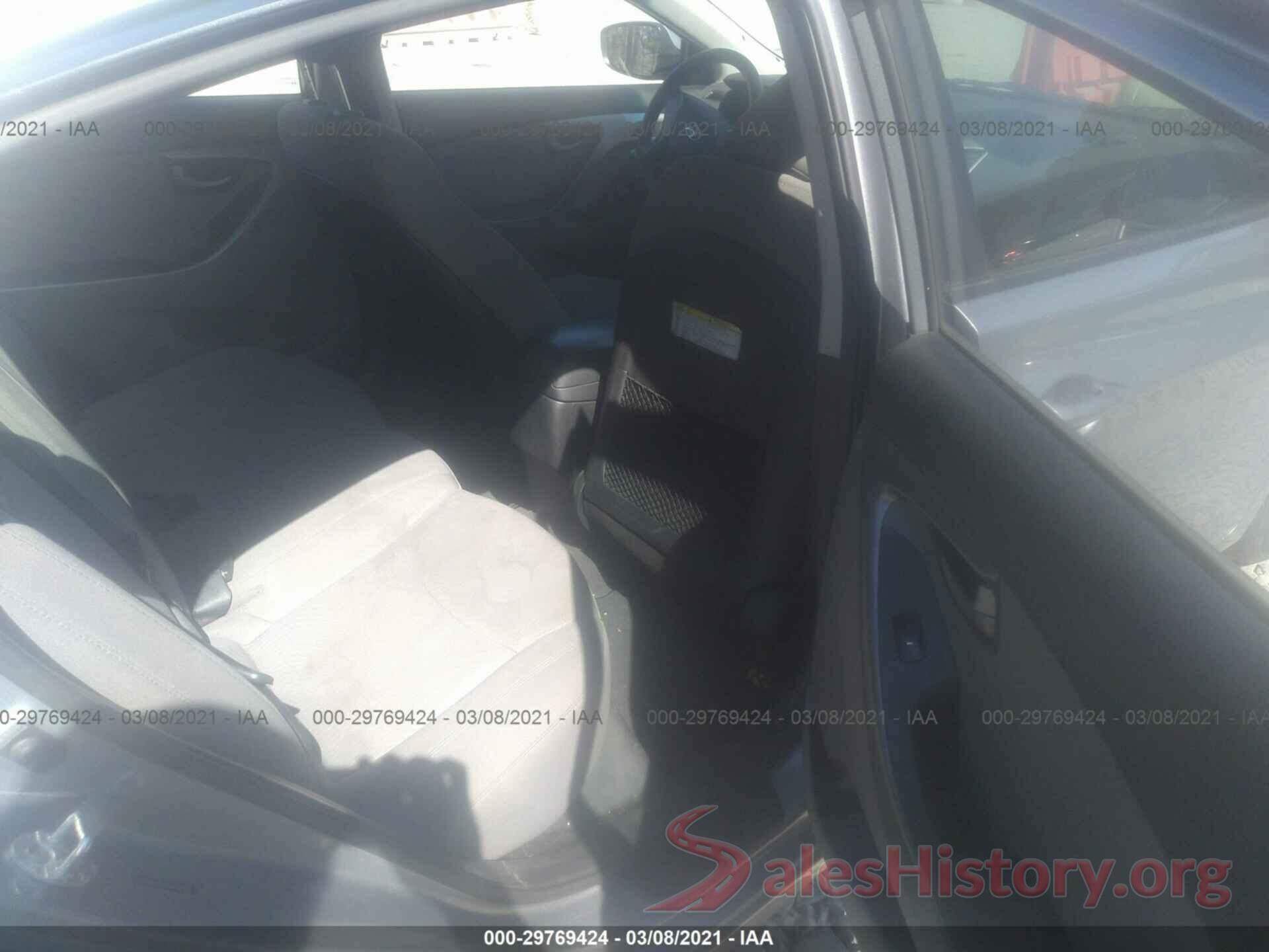 5NPDH4AE9GH702830 2016 HYUNDAI ELANTRA