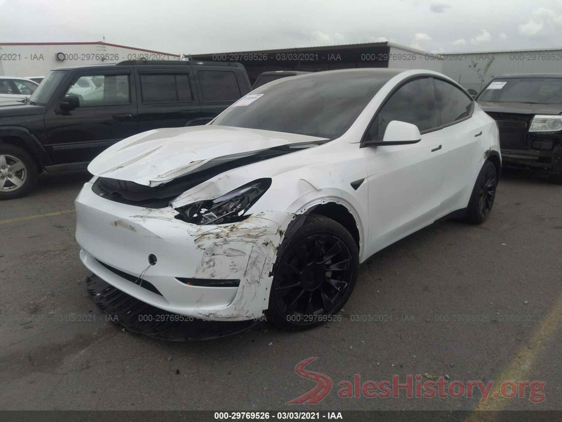 5YJYGDEE9MF075815 2021 TESLA MODEL Y