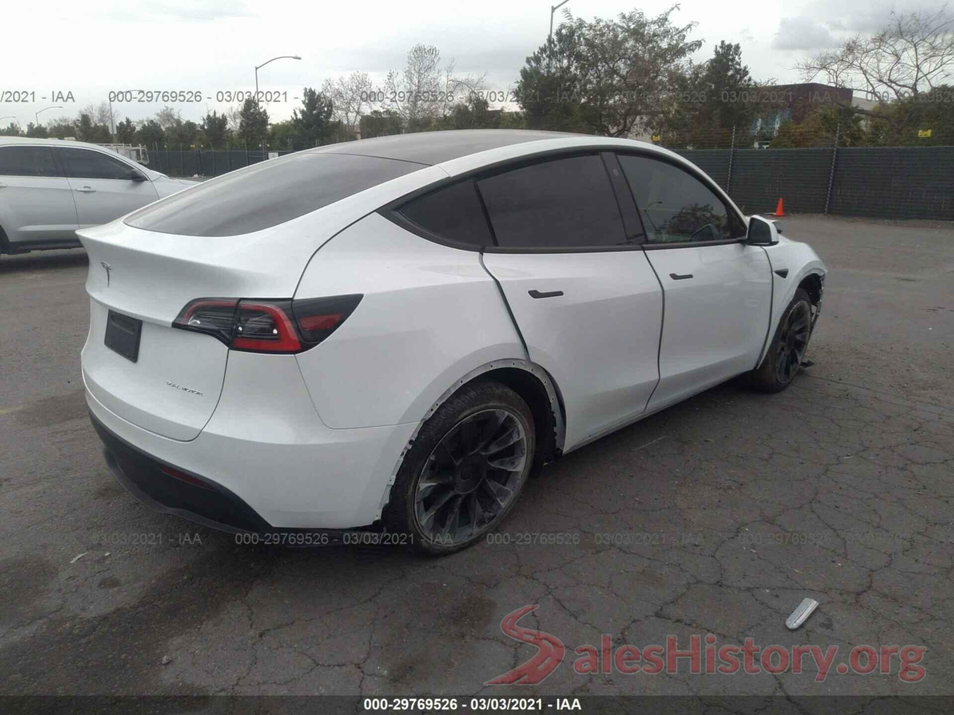 5YJYGDEE9MF075815 2021 TESLA MODEL Y