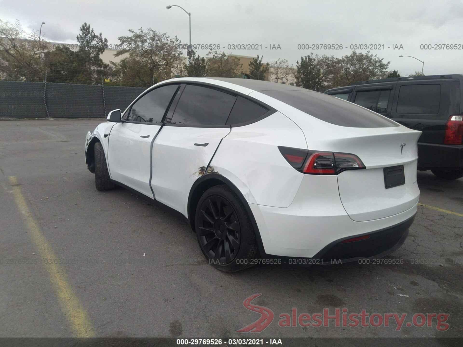 5YJYGDEE9MF075815 2021 TESLA MODEL Y