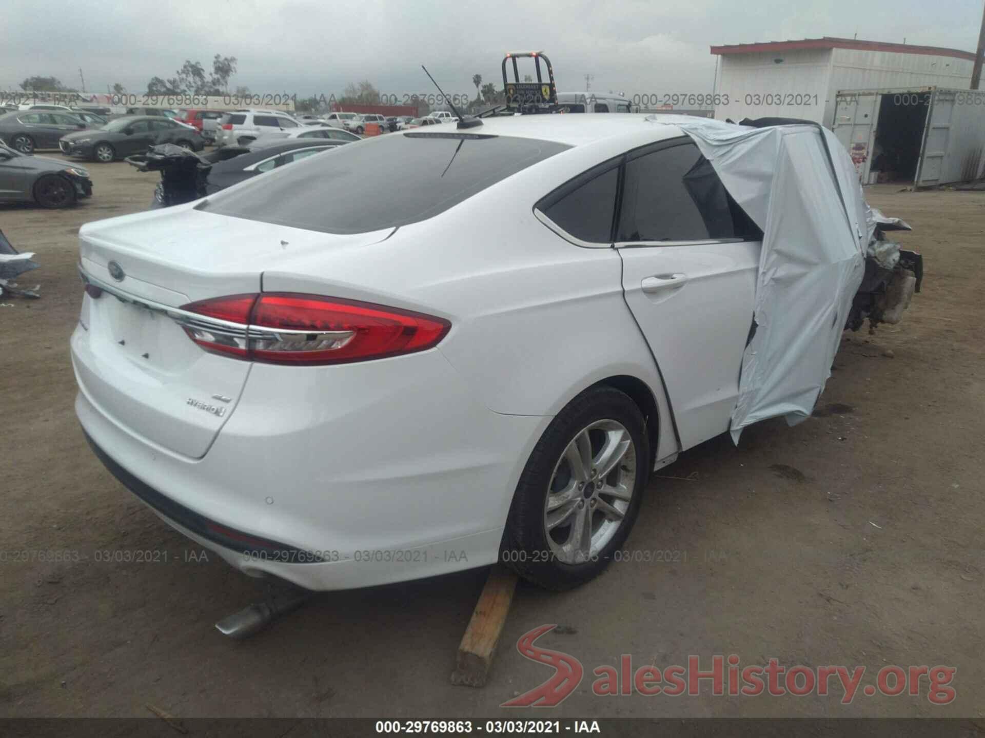 3FA6P0LU6JR136709 2018 FORD FUSION HYBRID