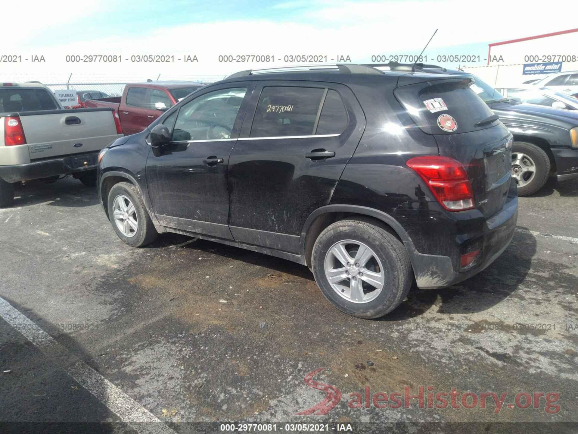 3GNCJLSB9HL287919 2017 CHEVROLET TRAX