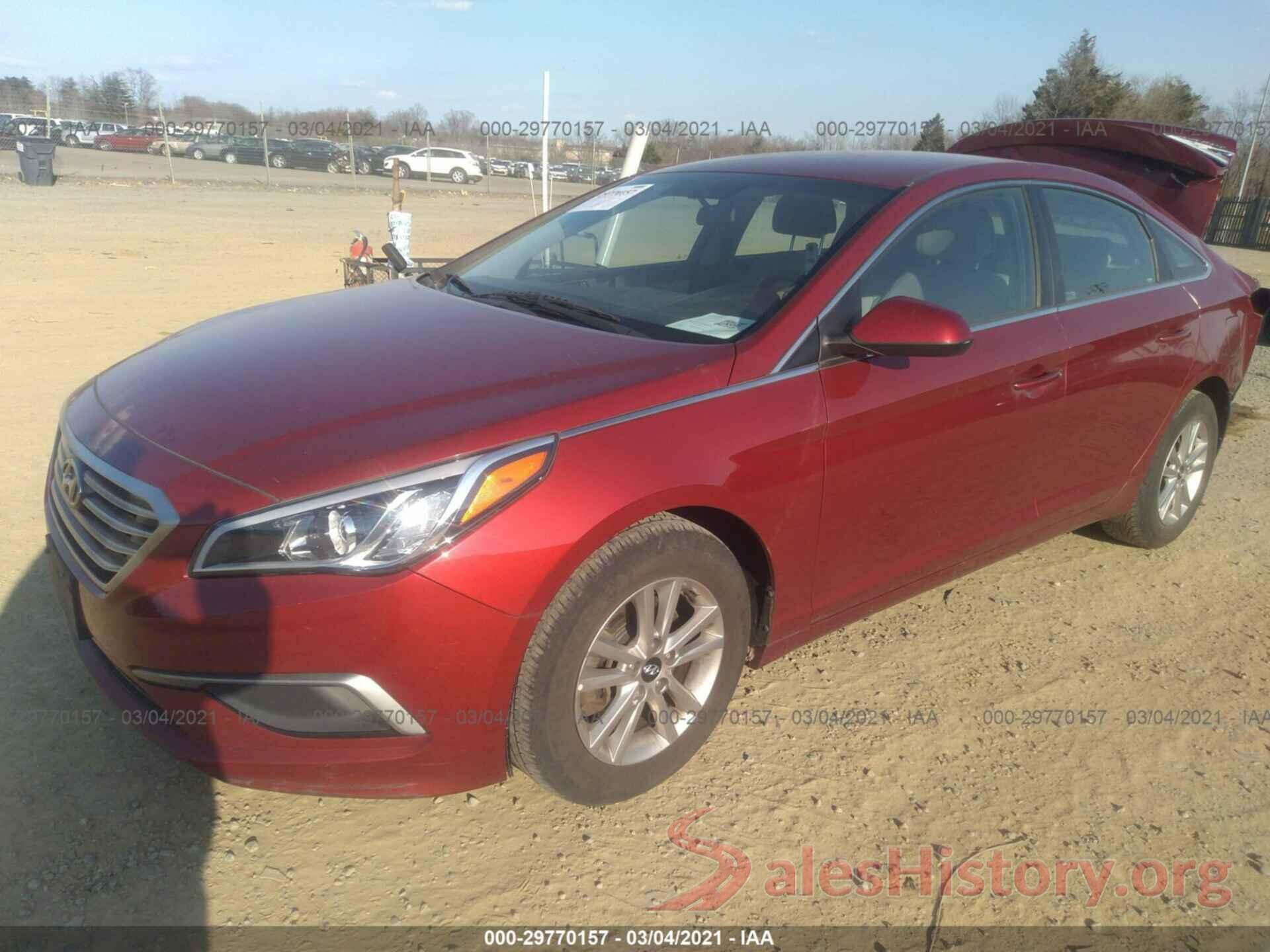 5NPE24AF2GH406000 2016 HYUNDAI SONATA