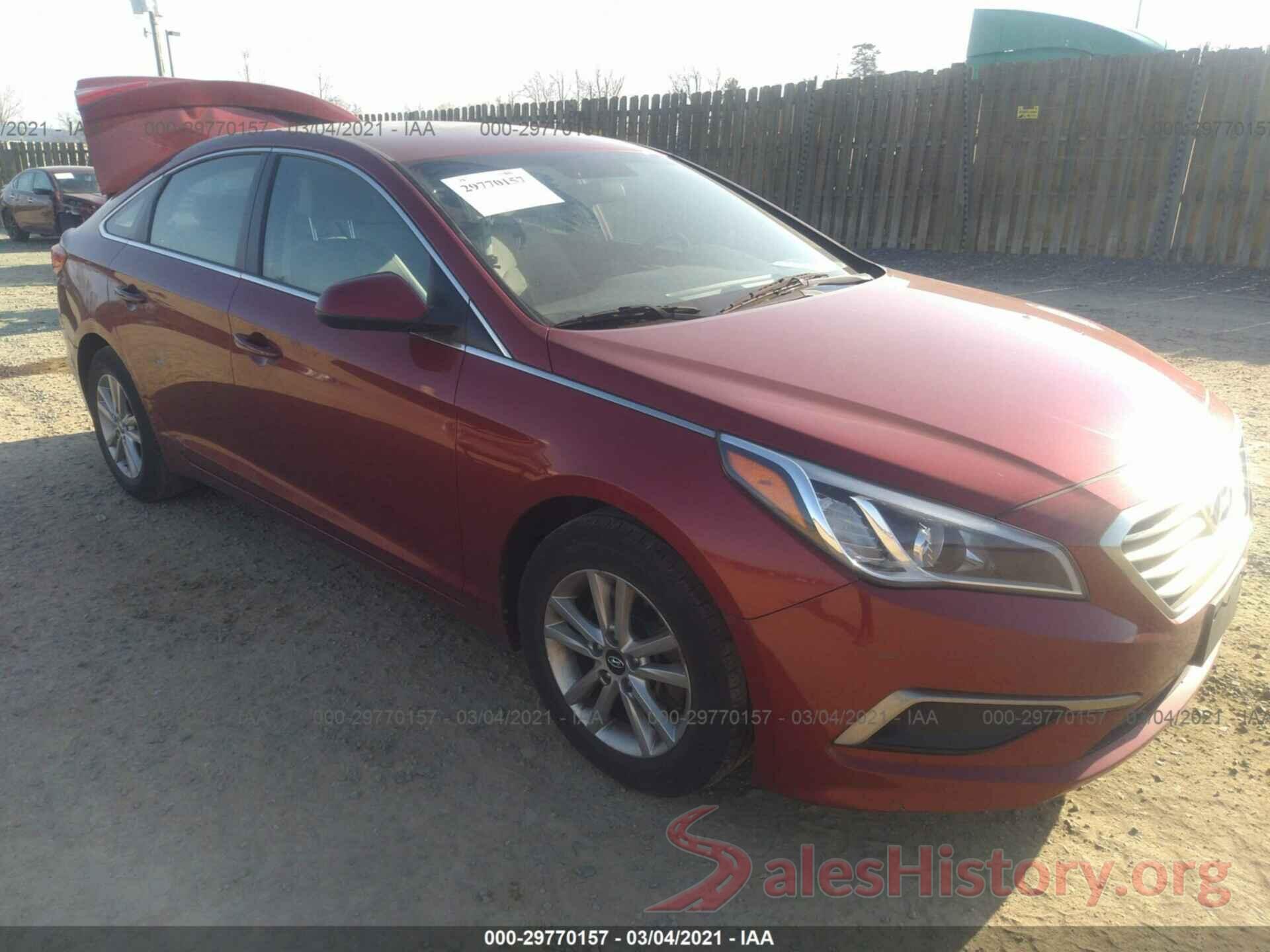 5NPE24AF2GH406000 2016 HYUNDAI SONATA