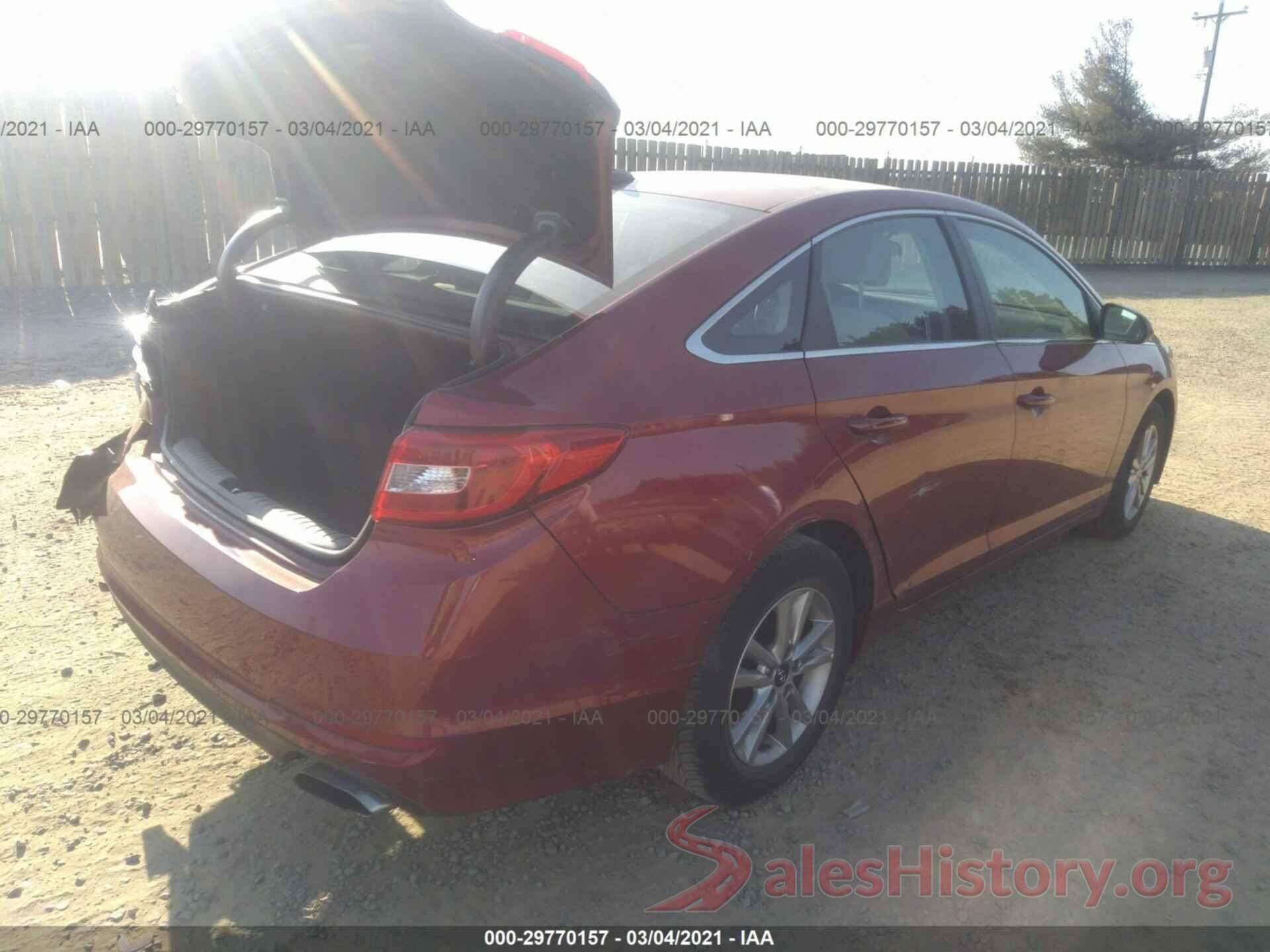 5NPE24AF2GH406000 2016 HYUNDAI SONATA