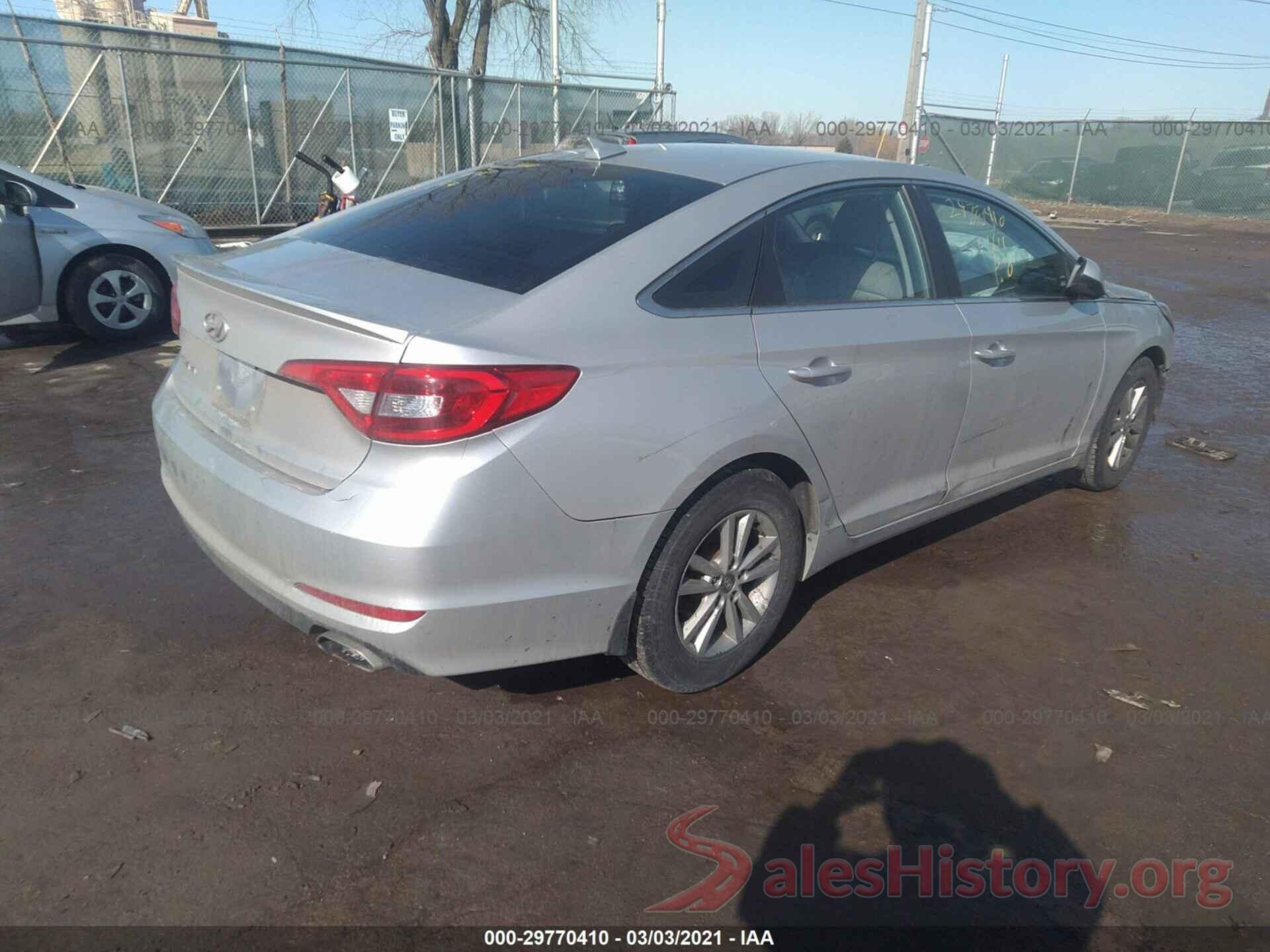 5NPE24AFXGH405192 2016 HYUNDAI SONATA