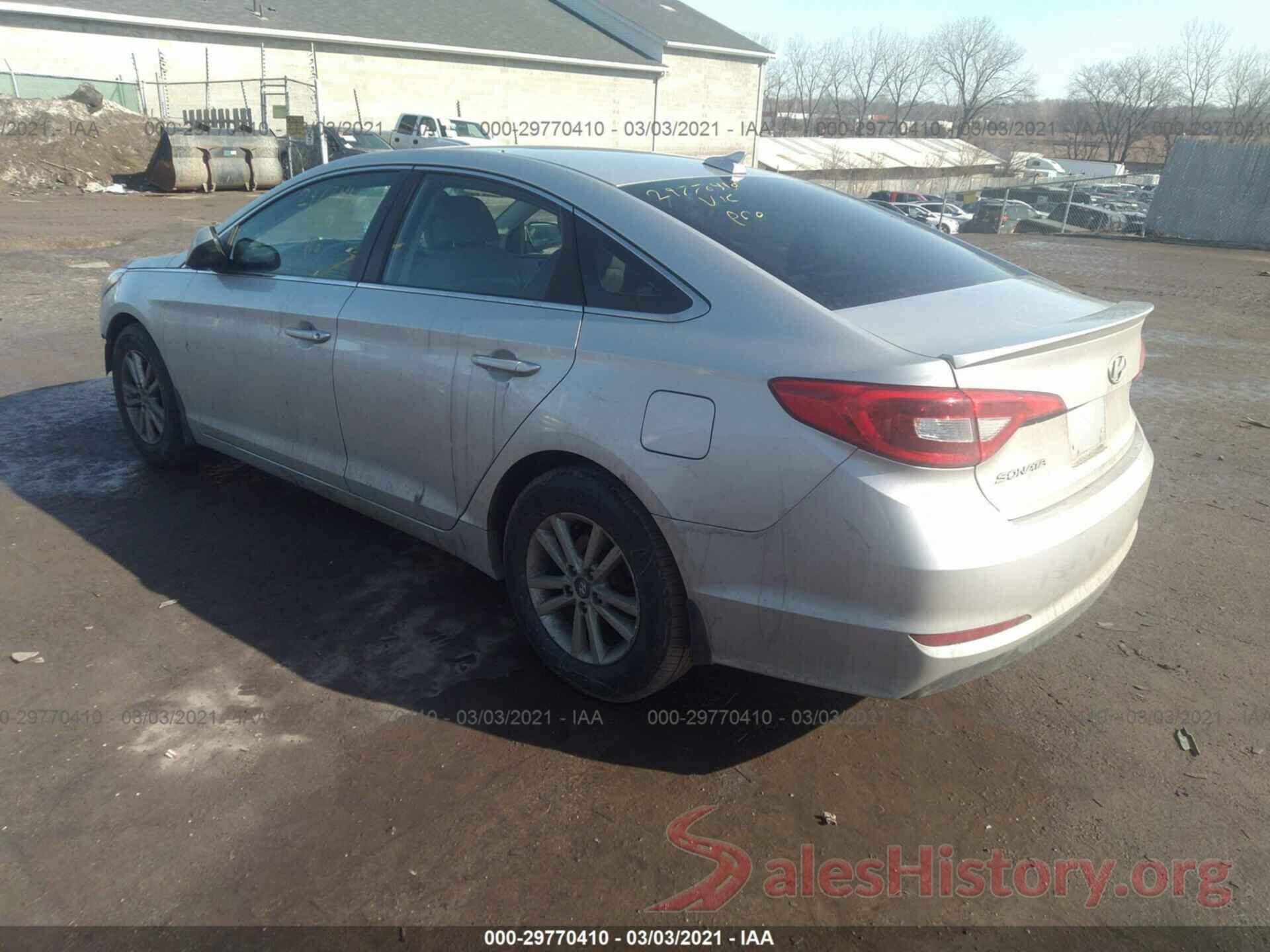 5NPE24AFXGH405192 2016 HYUNDAI SONATA