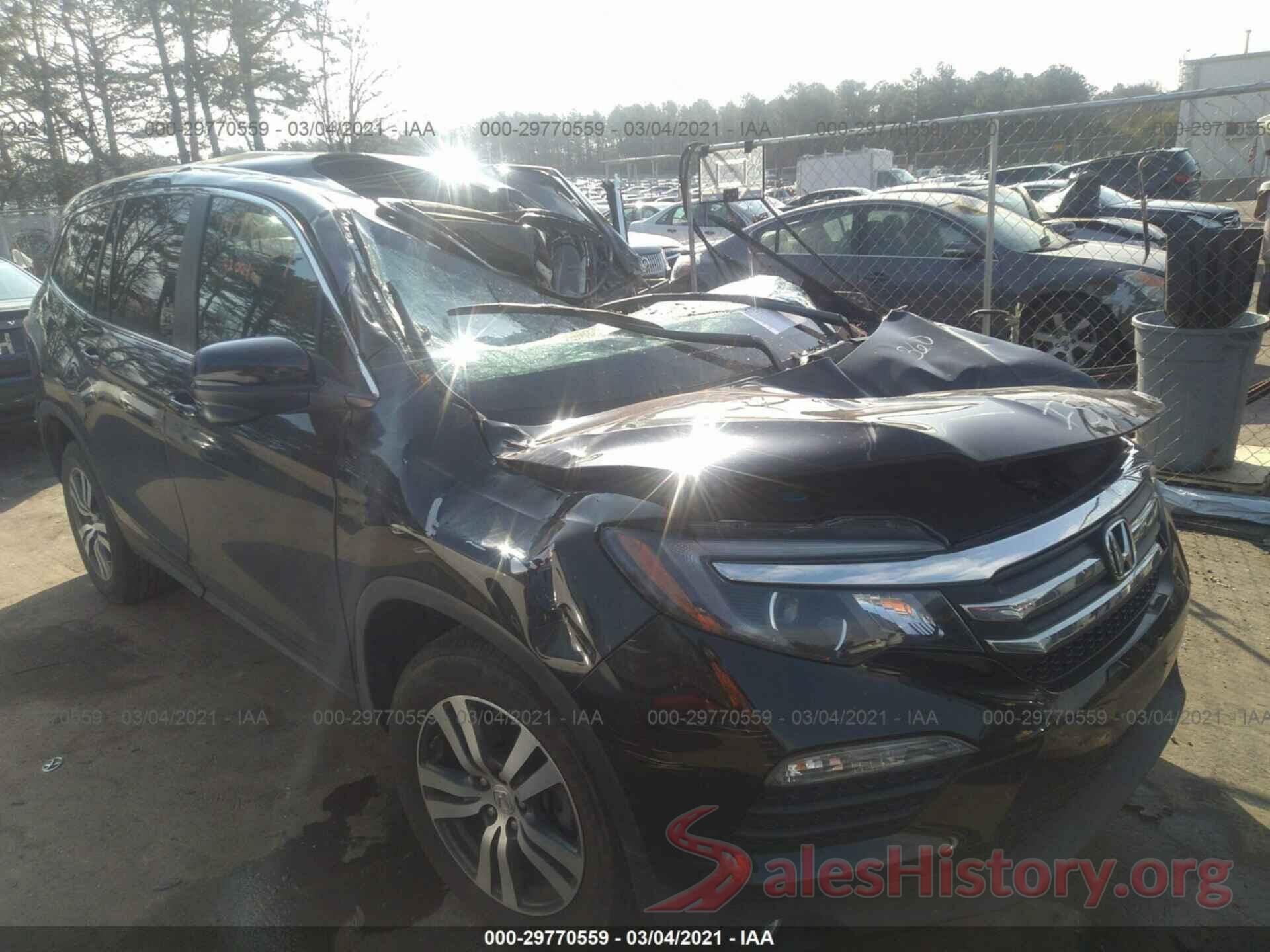 5FNYF6H81GB097056 2016 HONDA PILOT