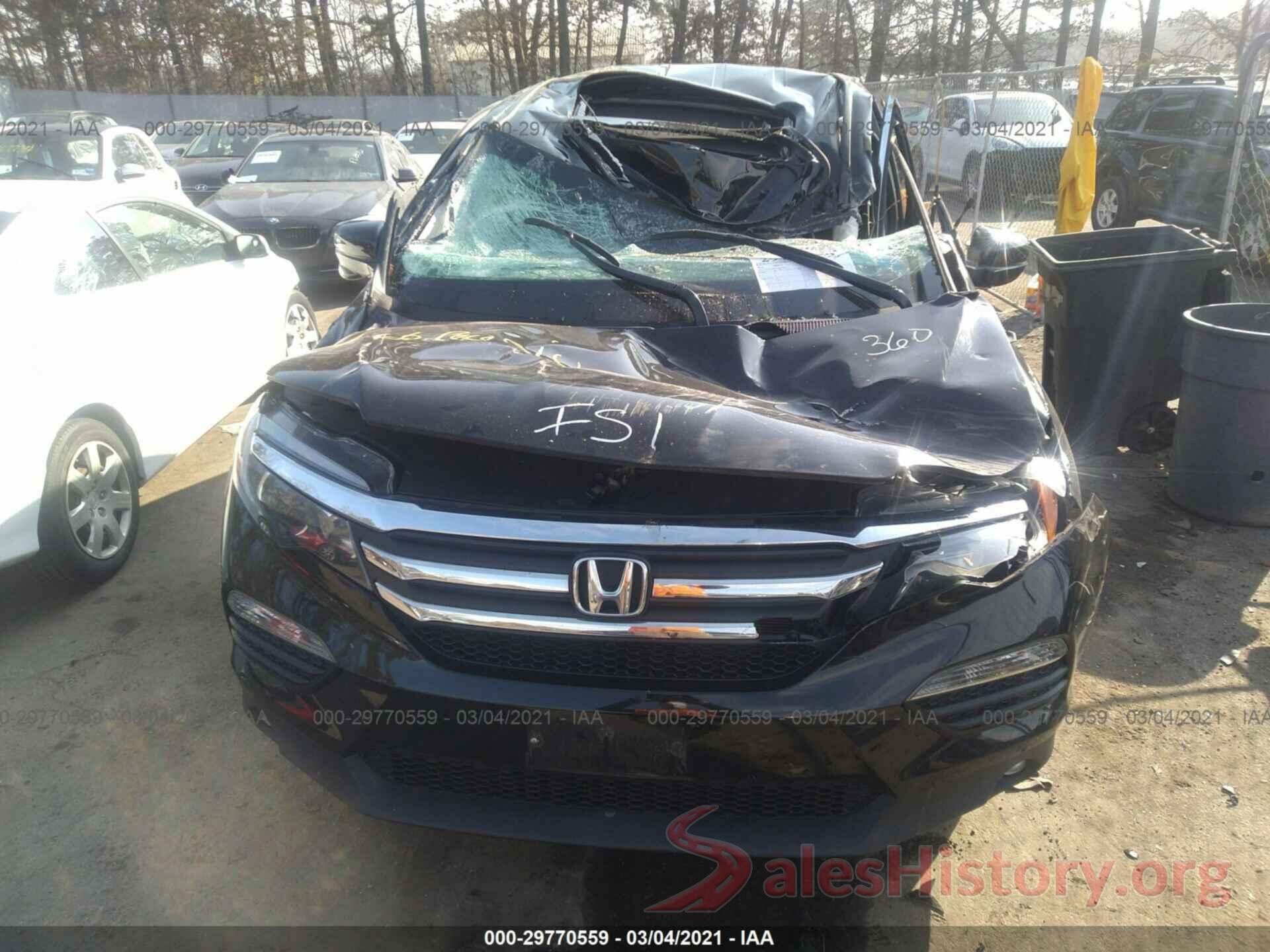 5FNYF6H81GB097056 2016 HONDA PILOT