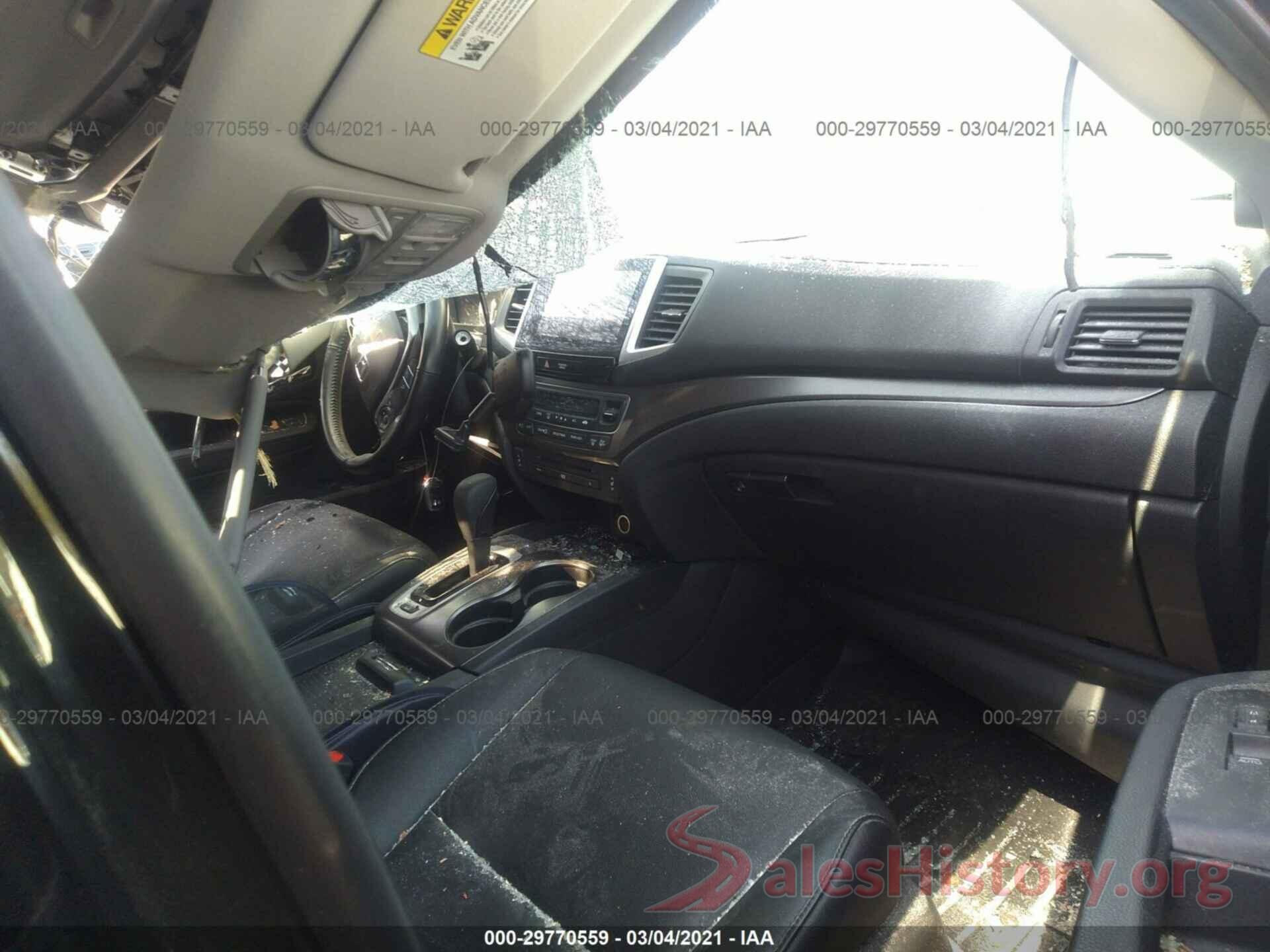 5FNYF6H81GB097056 2016 HONDA PILOT