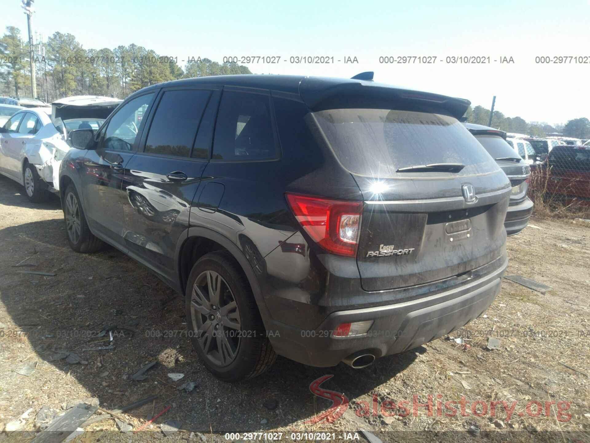 5FNYF7H54LB003337 2020 HONDA PASSPORT