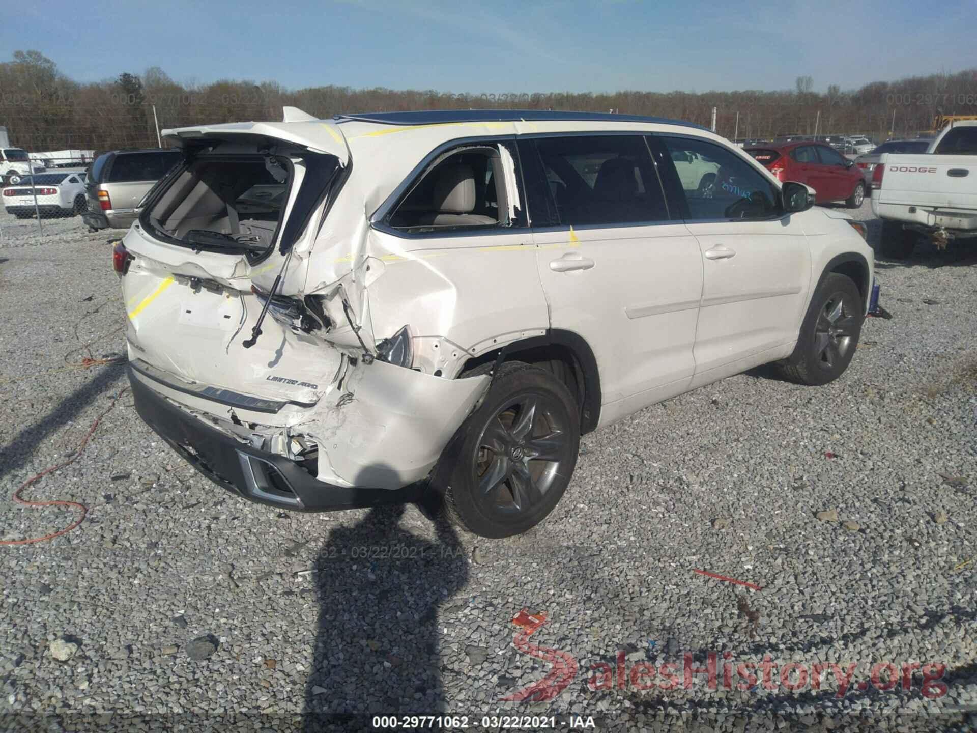 5TDDZRFH7KS726012 2019 TOYOTA HIGHLANDER