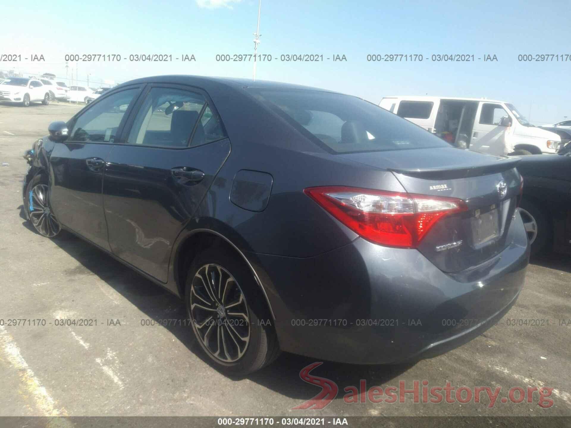 5YFBURHE7GP497114 2016 TOYOTA COROLLA